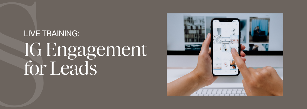 Live Training: IG Engagement for Leads