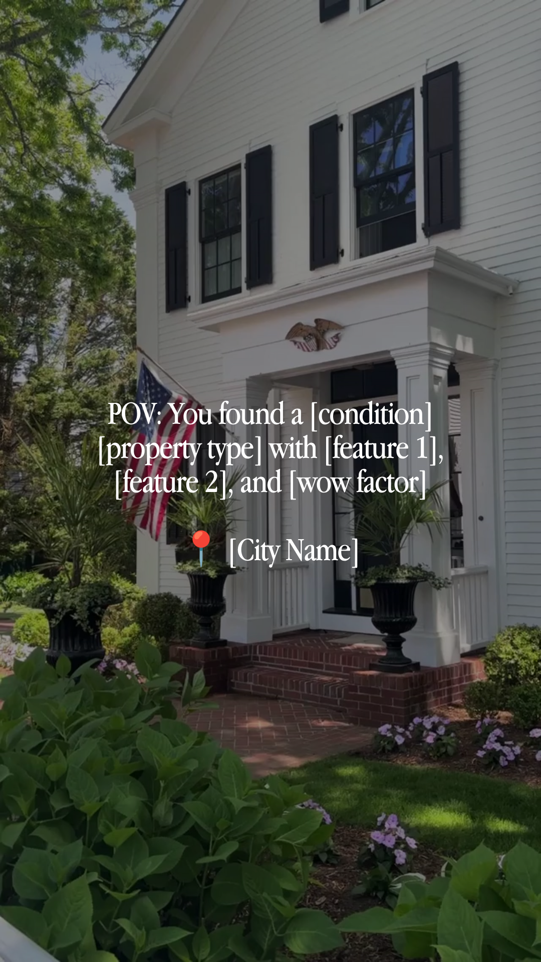 POV: You found a [condition] [property type] with [feature 1], [feature 2], and [wow factor]