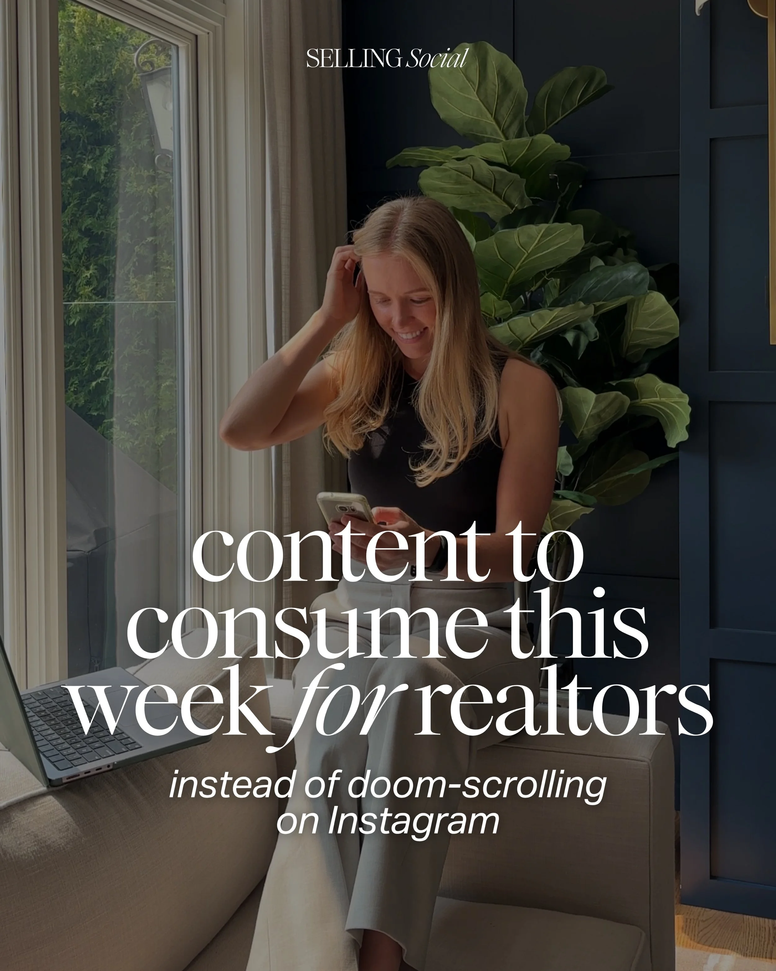 Content you need to consume as a realtor this week 👇

Comment &ldquo;LINKS&rdquo; below and I&rsquo;ll send you the full list!

I think every agent should watch, read, or listen to at least one of these this week to level up how they show up online 