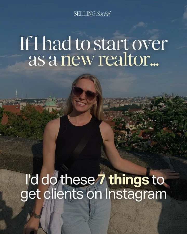If I had to start over as a new realtor on Instagram, this is exactly what I&rsquo;d focus on!

And if you want done-for-you content templates, monthly content calendars, and support designed specifically for real estate agents, comment &lsquo;SOCIAL