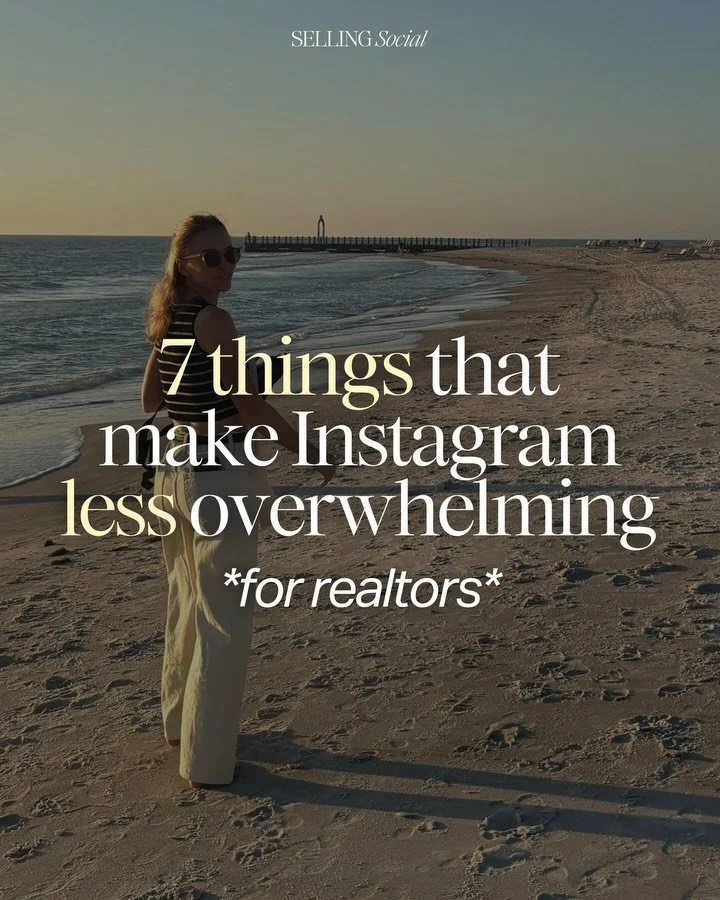 Realtors: Instagram doesn&rsquo;t have to be overwhelming 📲😮&zwj;💨✨

Swipe to try these simple tricks that make it SO much easier! 🙌

And if you&rsquo;re stuck on what to post... comment &ldquo;CONTENT&rdquo; below and I&rsquo;ll send you a FREE 