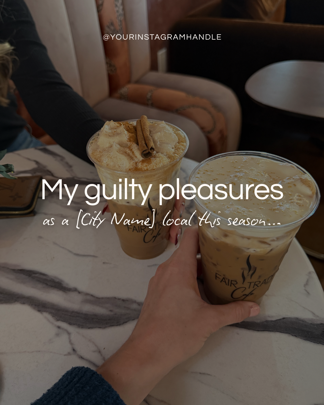 My guilty pleasures as a [City Name] local this season