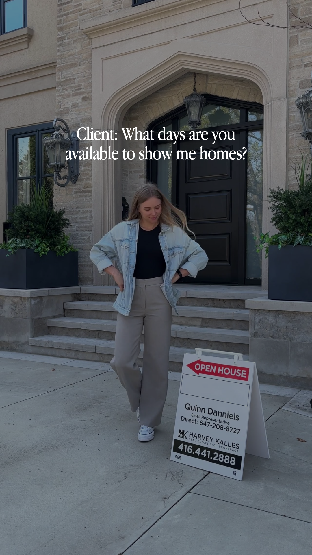 Client: What days are you available to show me homes?