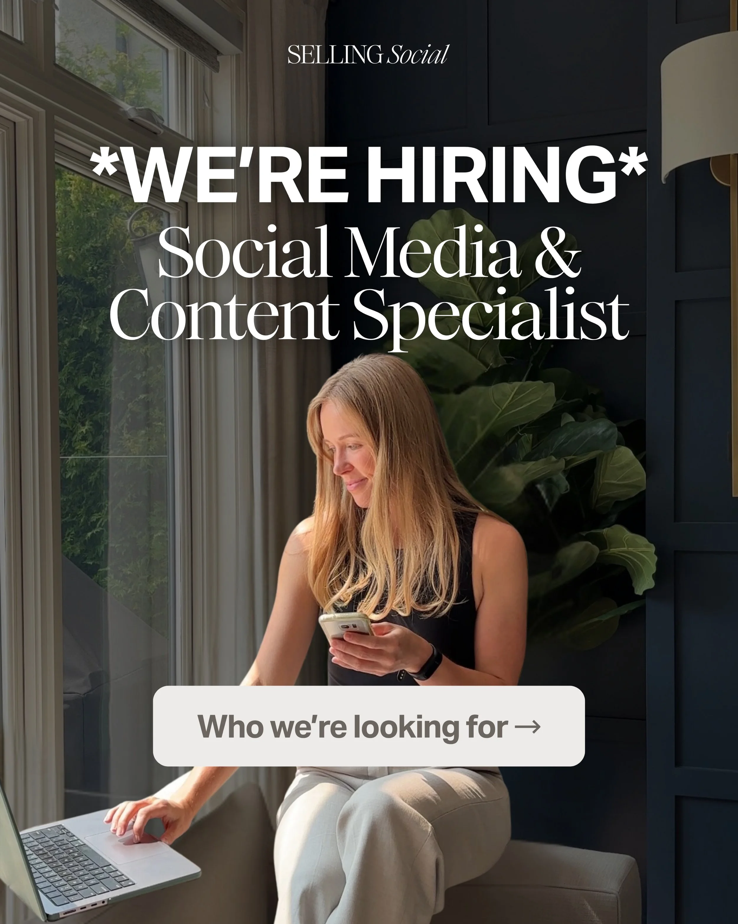 We&rsquo;re looking for a full-time Social Media &amp; Content Specialist to join the Selling Social team!

We&rsquo;re looking for:
🇨🇦 Canadian applicants only (with preference for Toronto-based candidates)

💻 Experience working with large creato