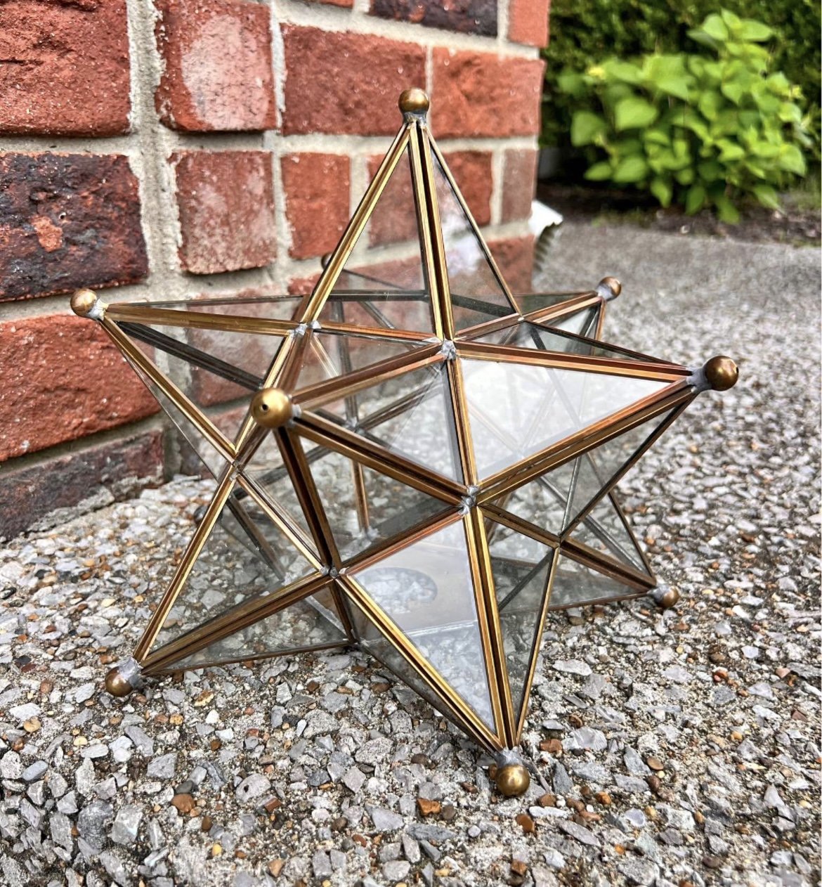 Large Glass Star Lanterns