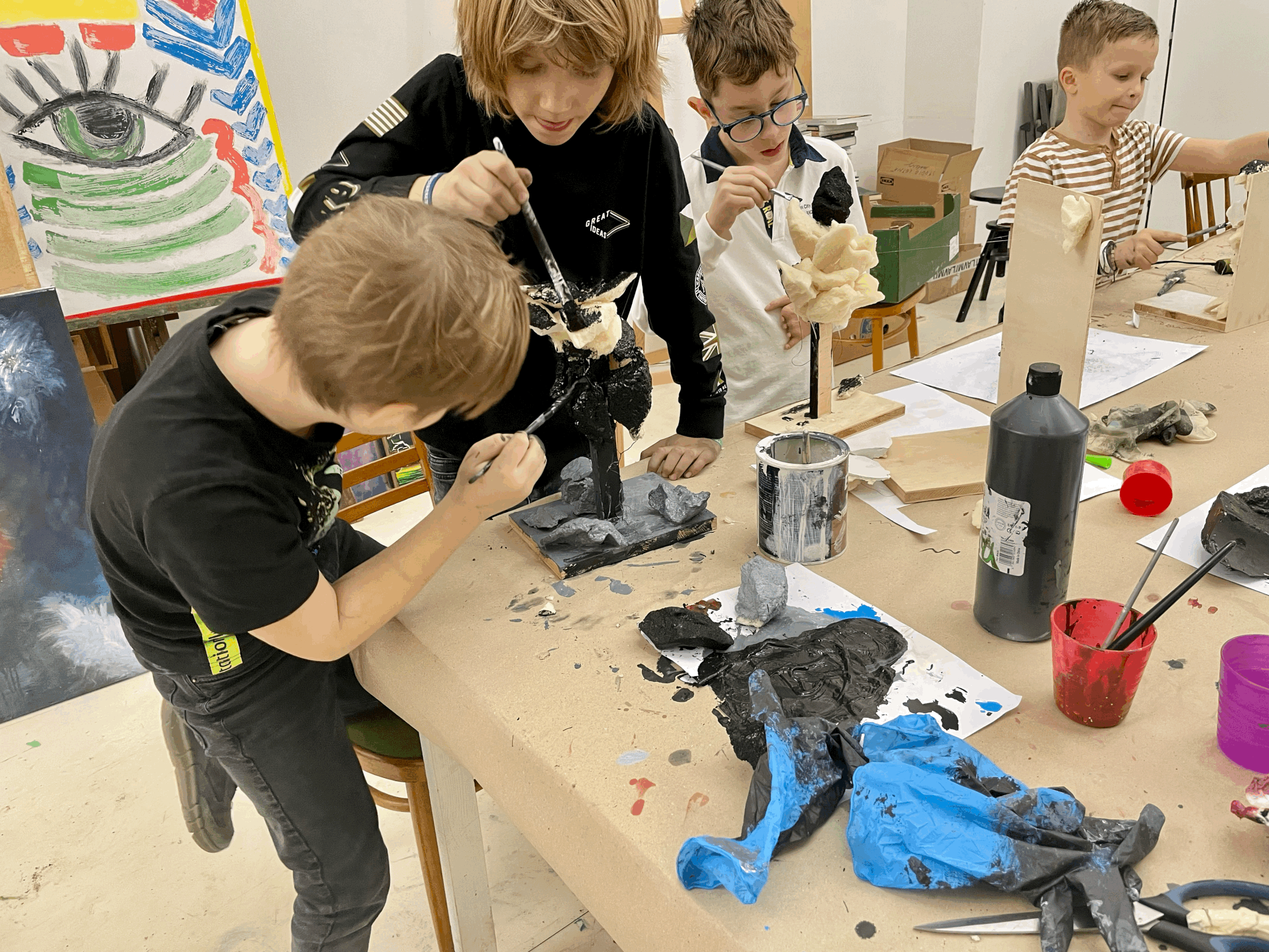 Tvůrčí výtvarné kurzy pro děti