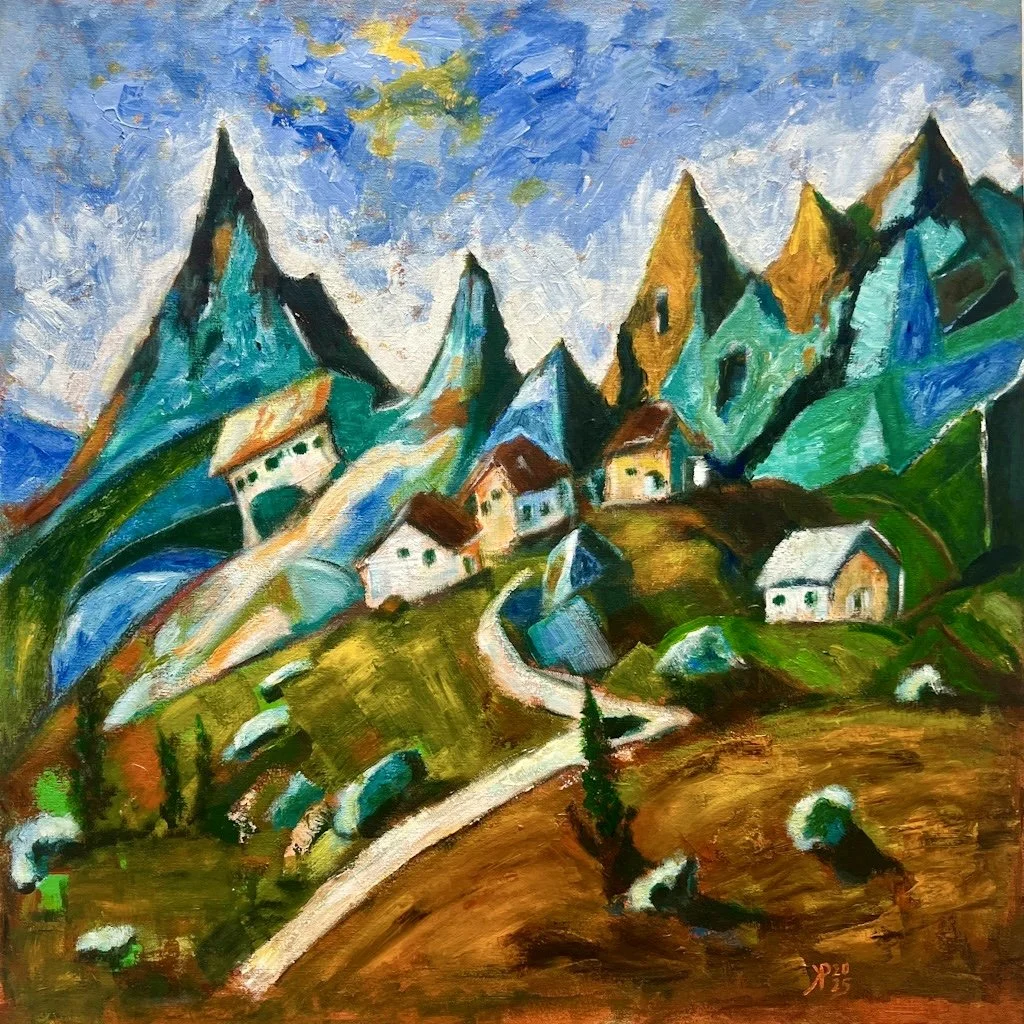 Title: Escape Plan / 
Medium: Acrylic on Canvas /	
Size: 30x30 inches / 	
Price: Rs. 49,500 /
AVAILABLE