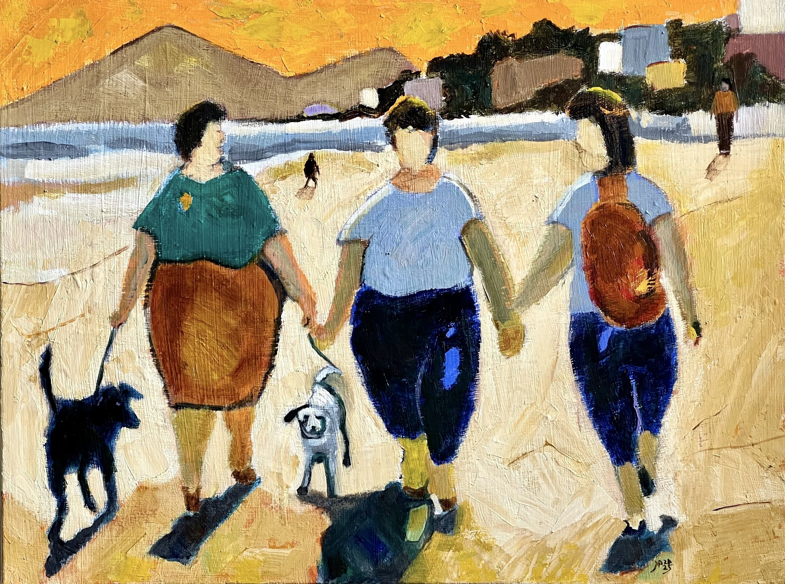 Title: Simple Pleasures / 
Medium: Acrylic on canvas /	
Size:  18x24 inches / 	
Price: Rs. 28,000 /
AVAILABLE