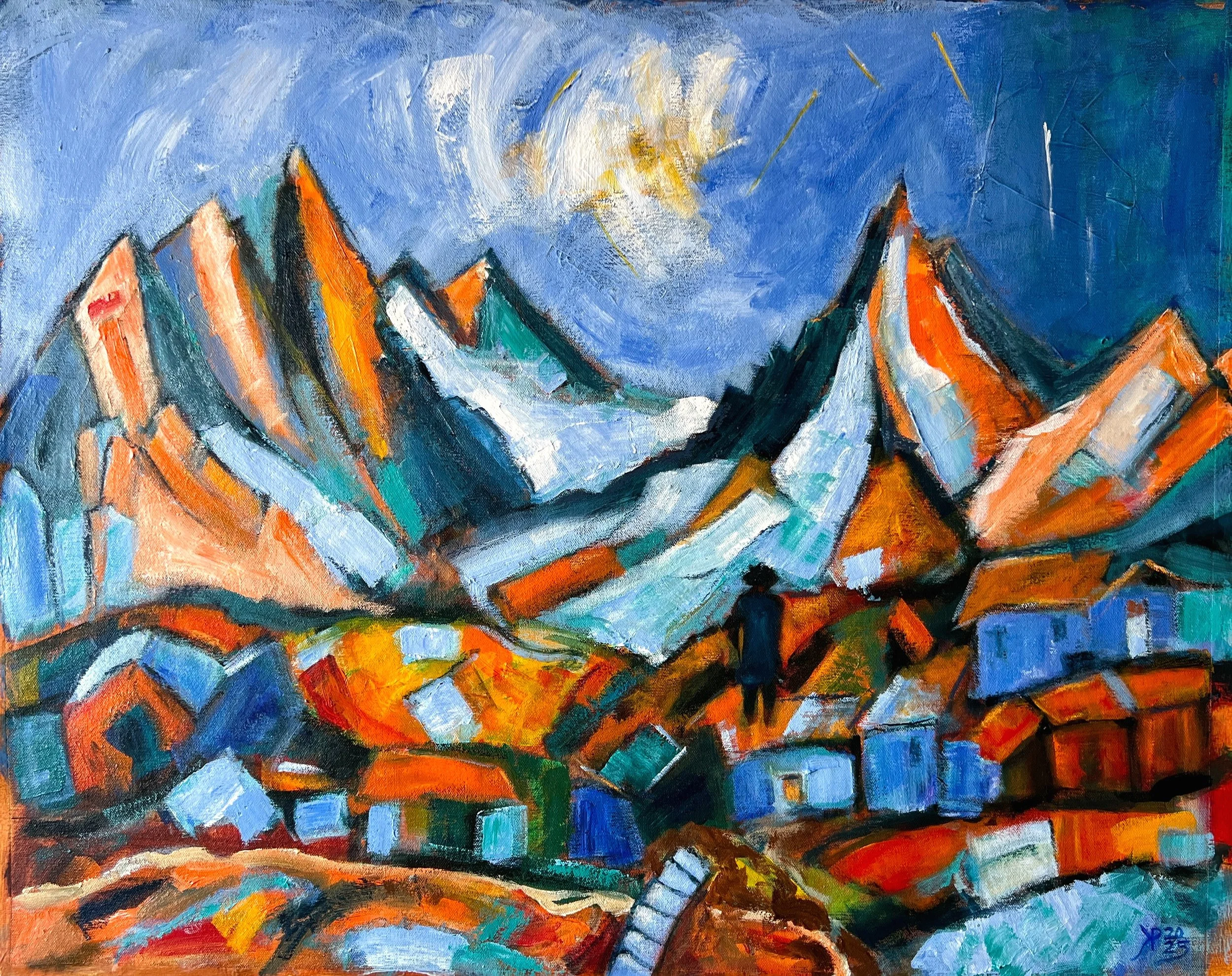 Title:  Healing/ 
Medium: Acrylic on Canvas /	
Size: 24x30 inches / 	
Price: Rs. 39,500 /
AVAILABLE