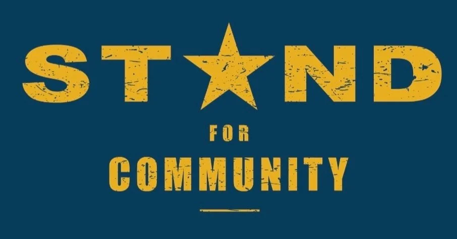 This sign will start appearing around town. It is the logo for our Community Giveback Initiative. Our New Apparel Line proceeds will also be linked to supporting our initiatives of this program!