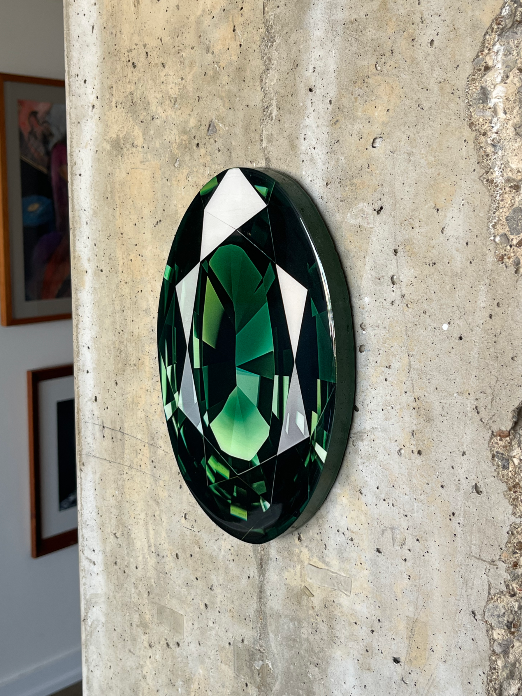 Green - Oval Cut