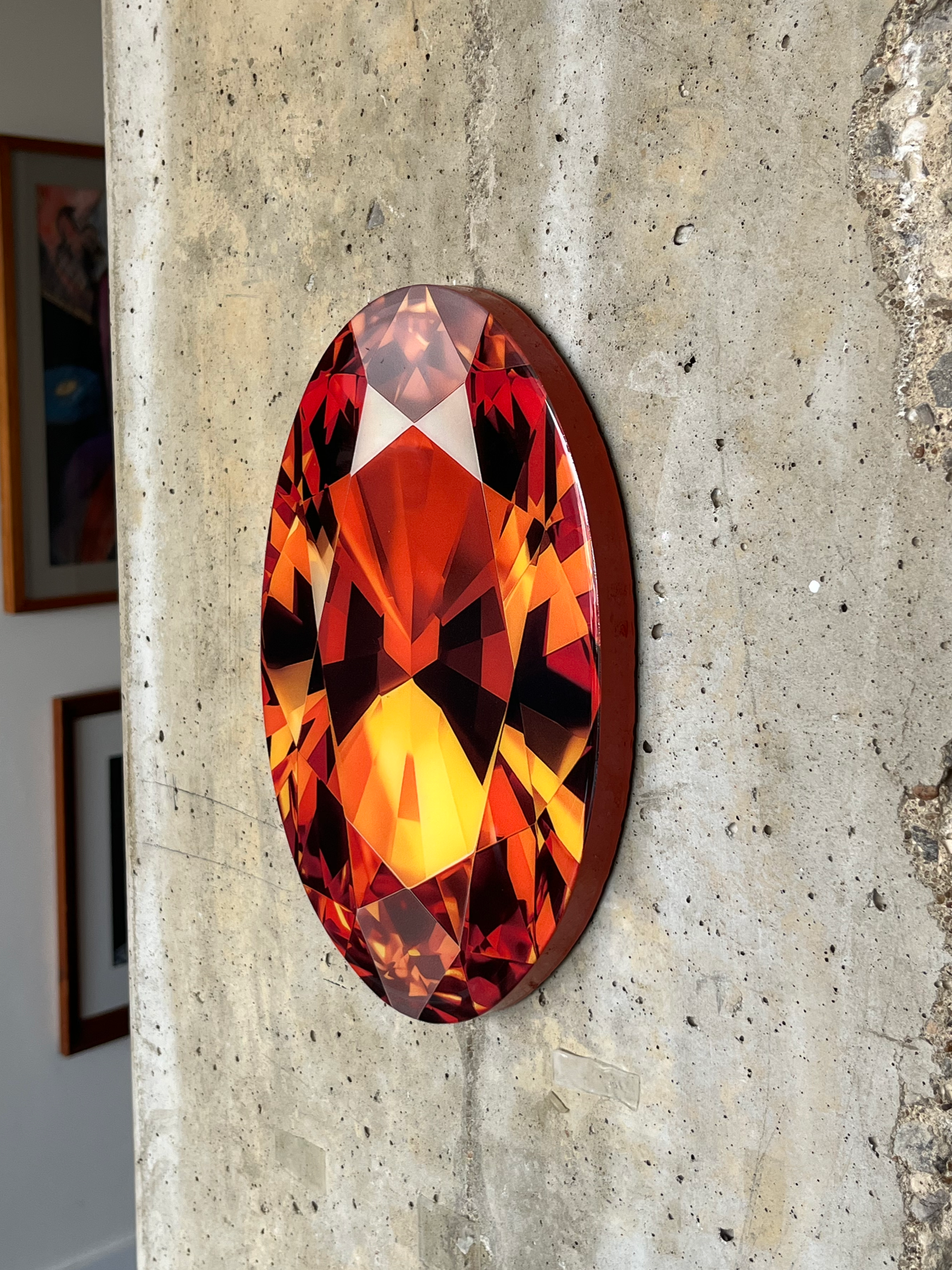 Amber - Oval Cut