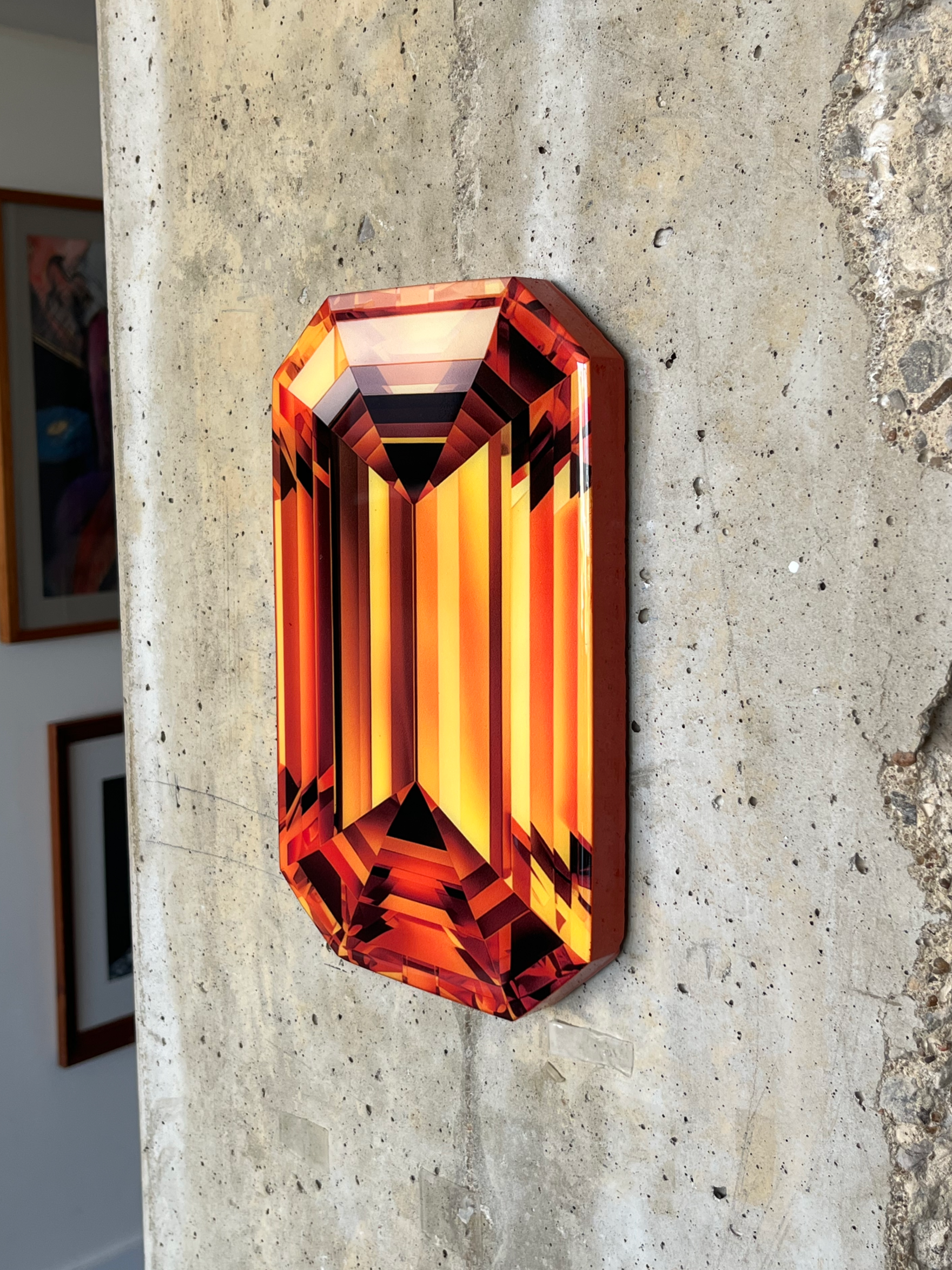 Amber - Emerald Cut