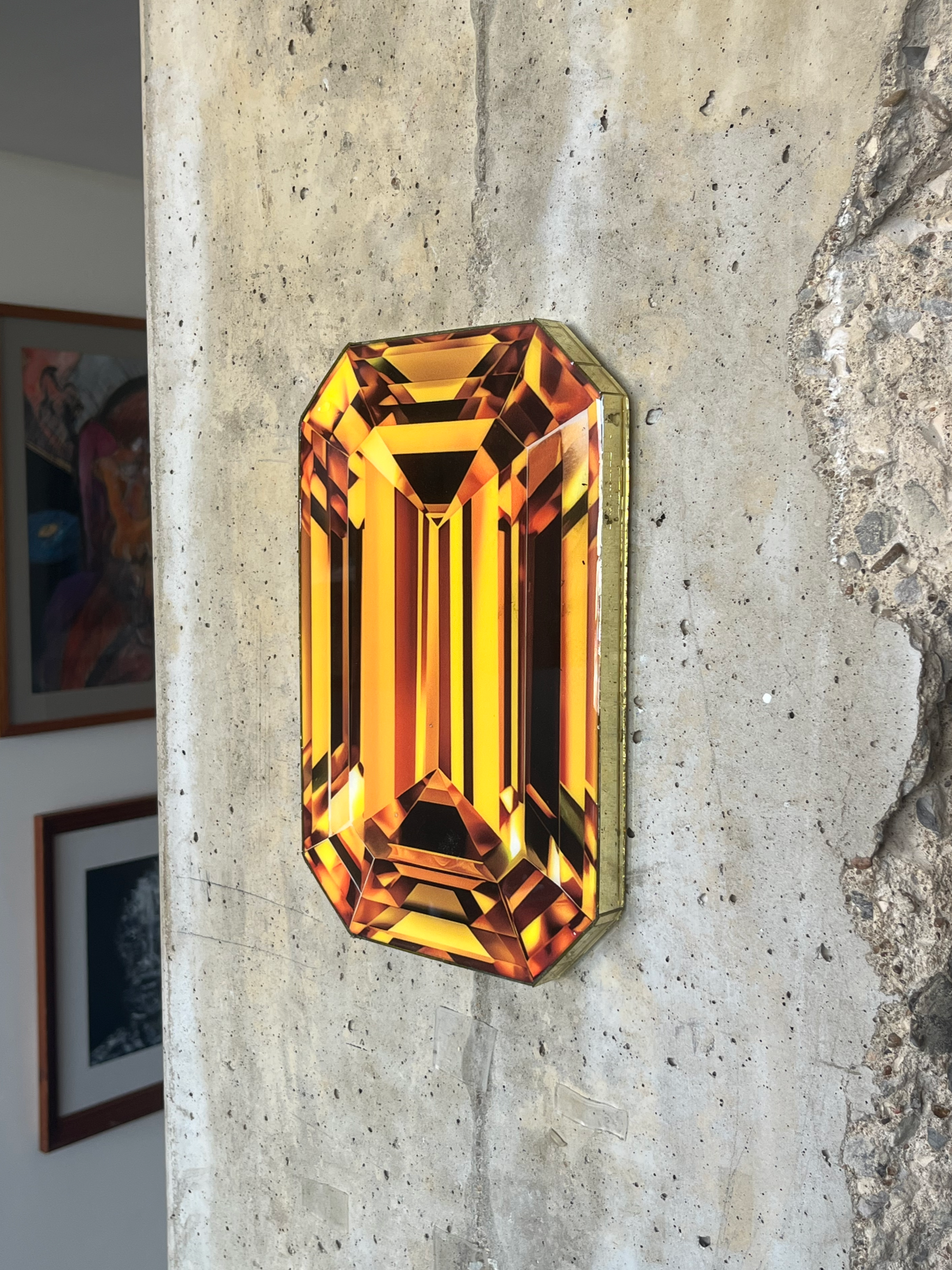Yellow Disco Gem - Emerald Cut