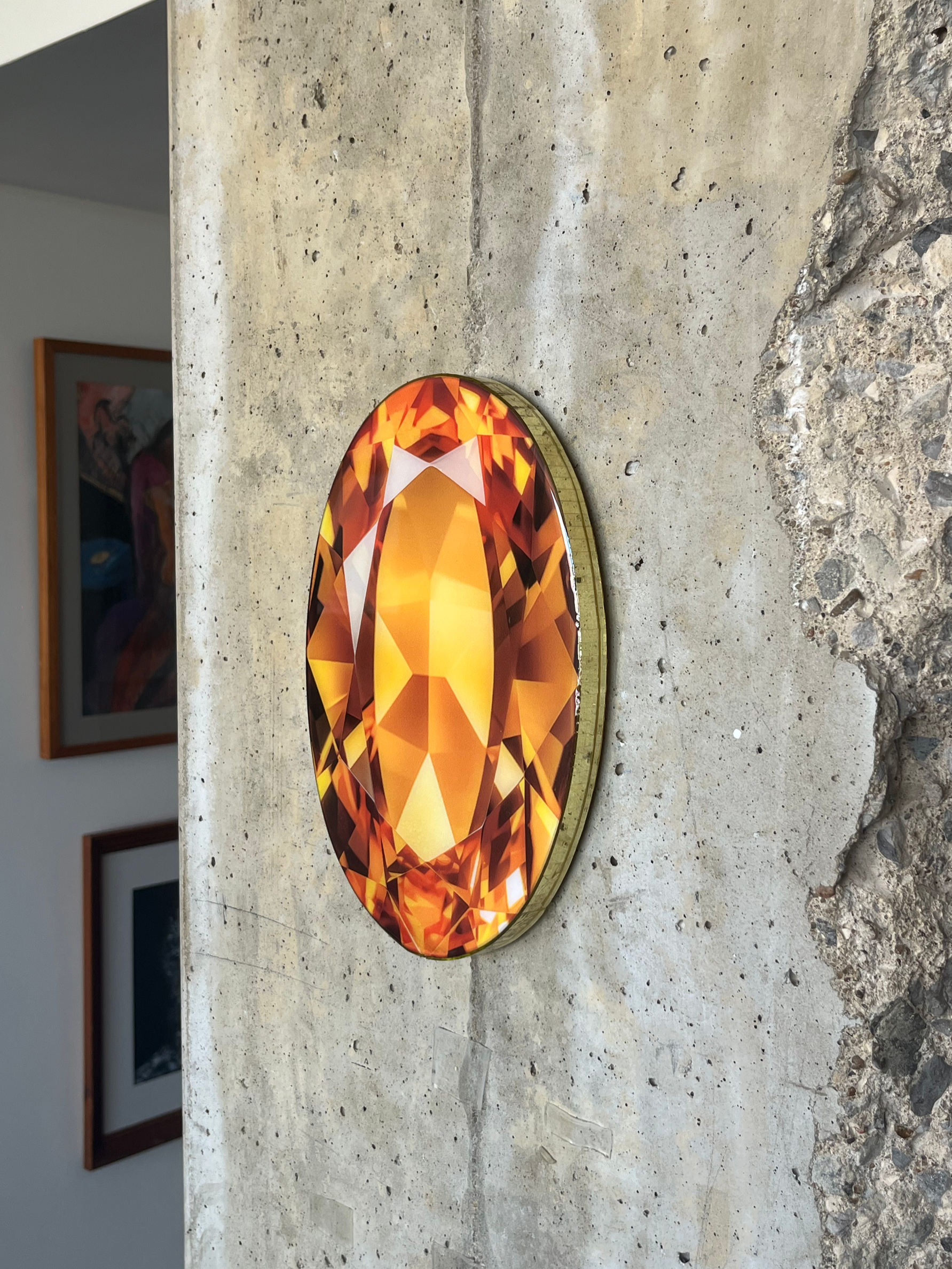 Yellow Disco Gem - Oval Cut