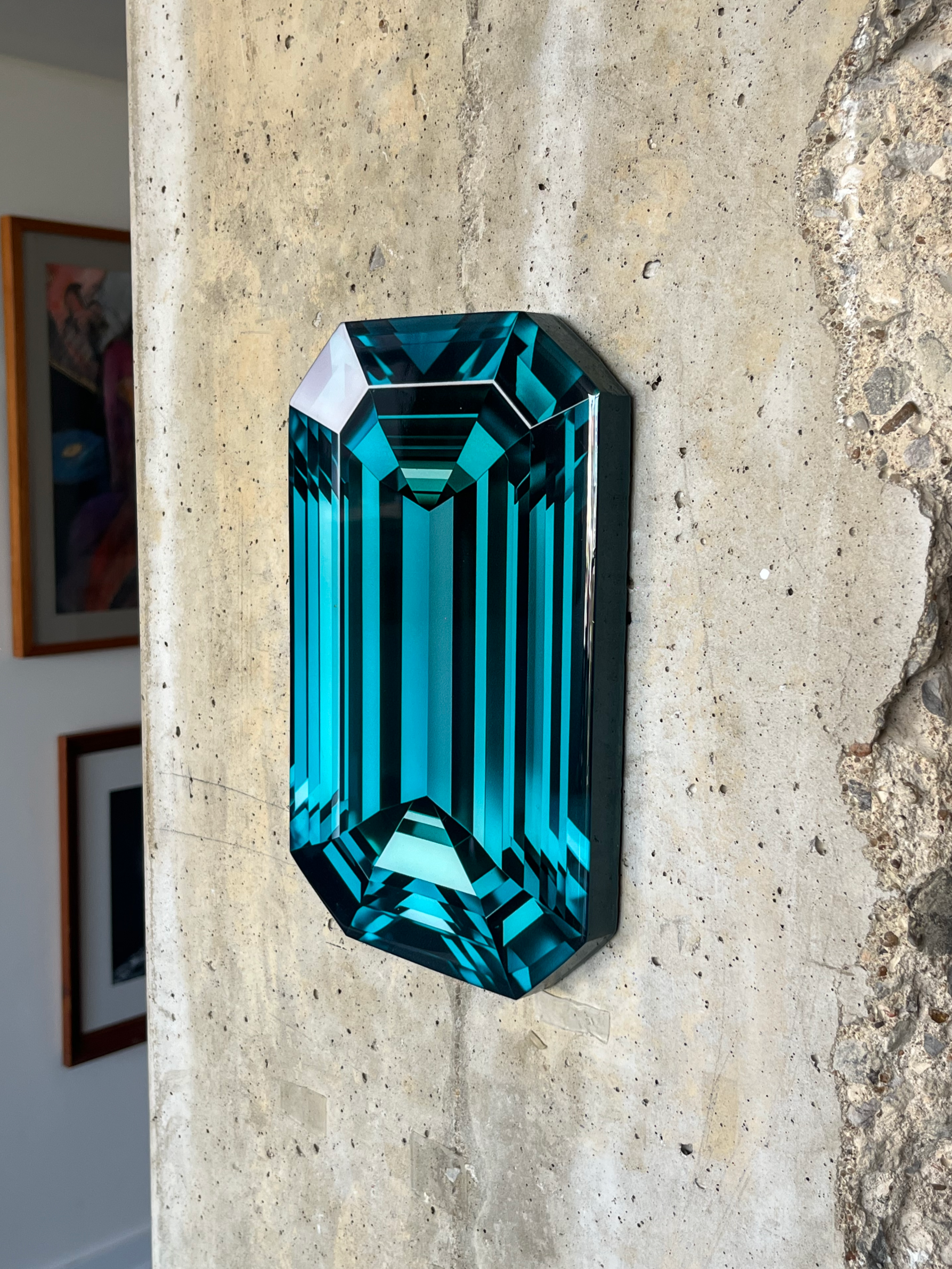 Teal - Emerald Cut