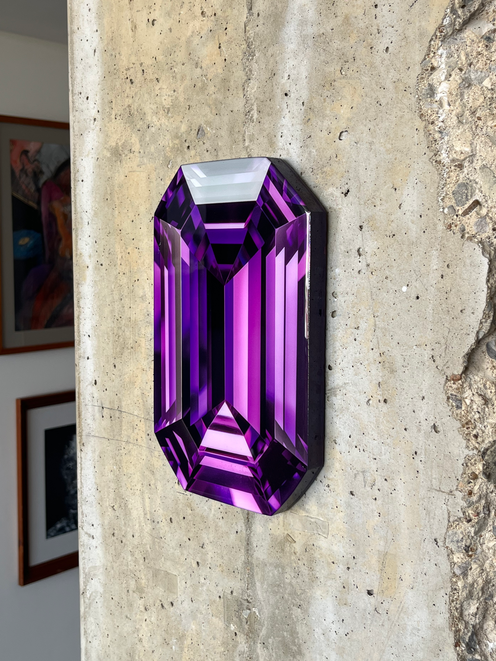 Purple - Emerald Cut