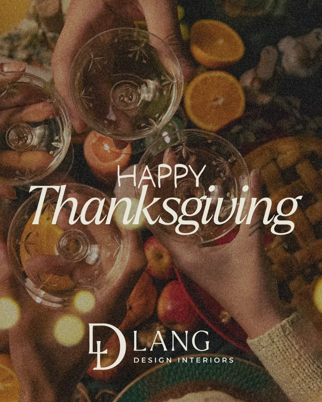 Happy Thanksgiving from LANG Design Interiors. I'm thankful for another year filled with meaningful projects, inspiring partnerships, and the opportunity to create spaces that feel both elevated and inviting. Wishing you a day of comfort, connection,