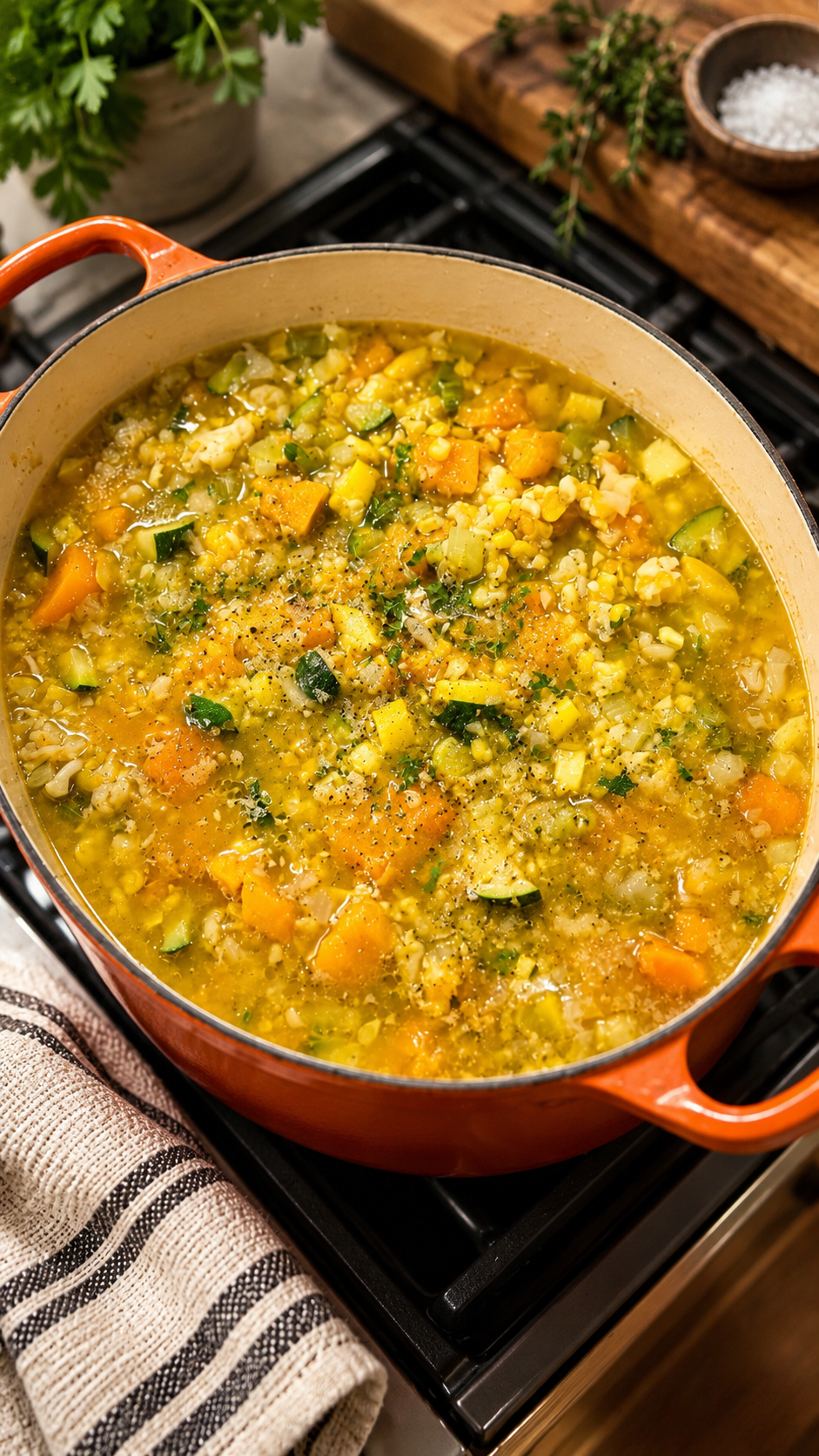 Butternut squash and Cauliflower soup