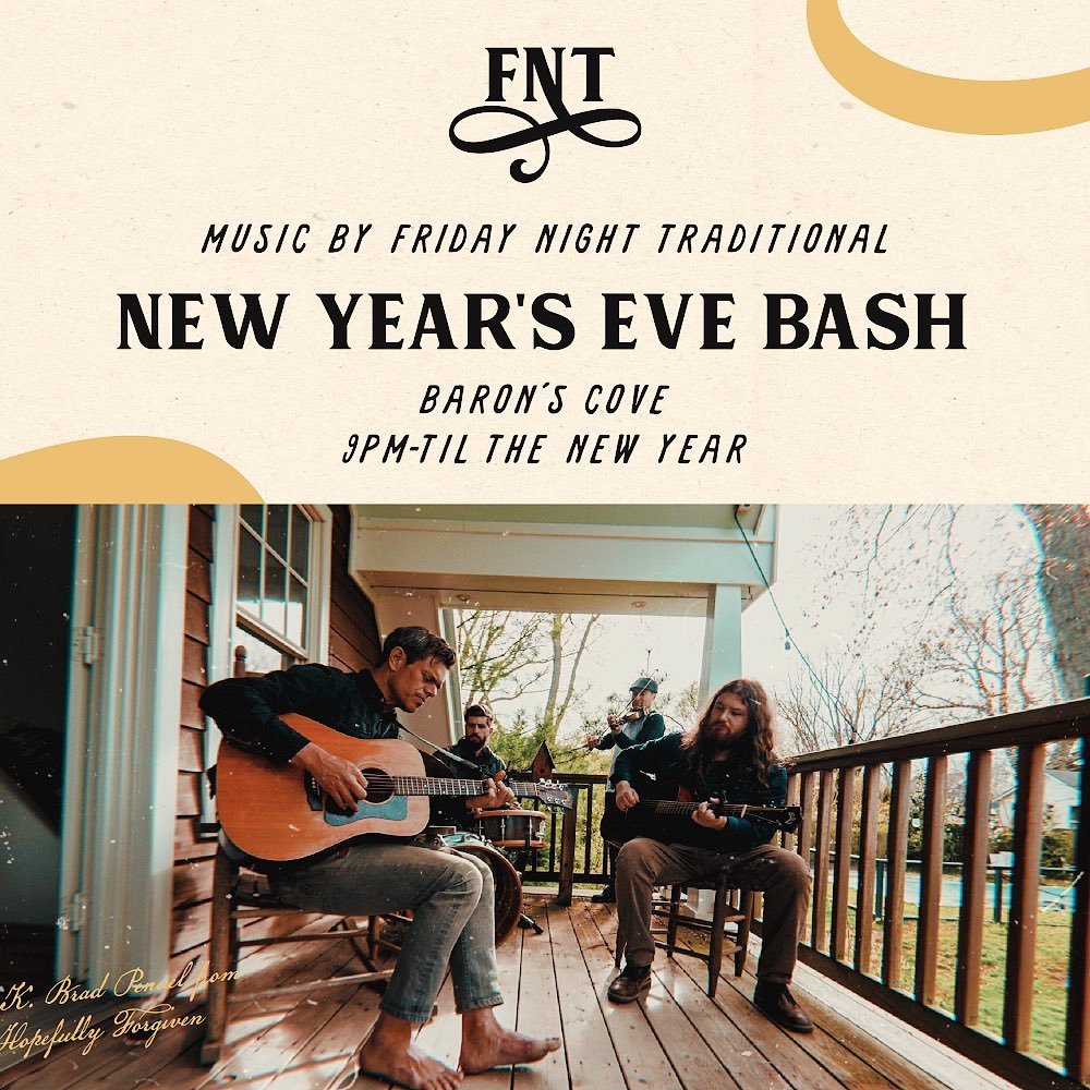 FNT for NYE in Sag Harbor
Dinner reservations @baronscove 
Or just come for the music and dancing w the band, featuring: @joshleclerc7 @boscomichne @joe_delia6 @fmtrumpy 

Artwork by @studiolamaria and @menechelli 

Photo @wilweissphoto