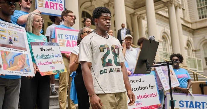 NextGen Advocacy: Wilton Martinez at the Arts Education Rally