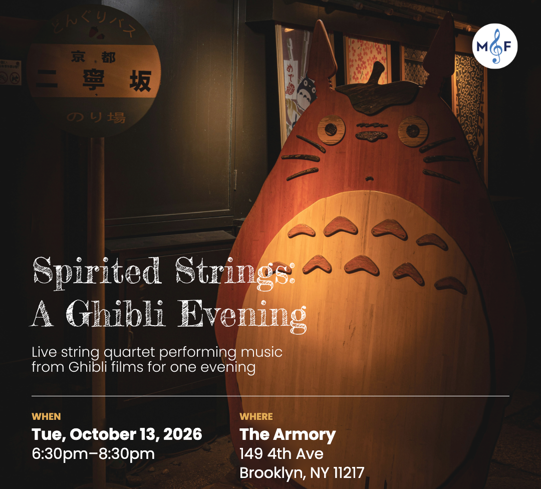 Spirited Strings: A Ghibli Evening | Tuesday, October 13, 7PM
