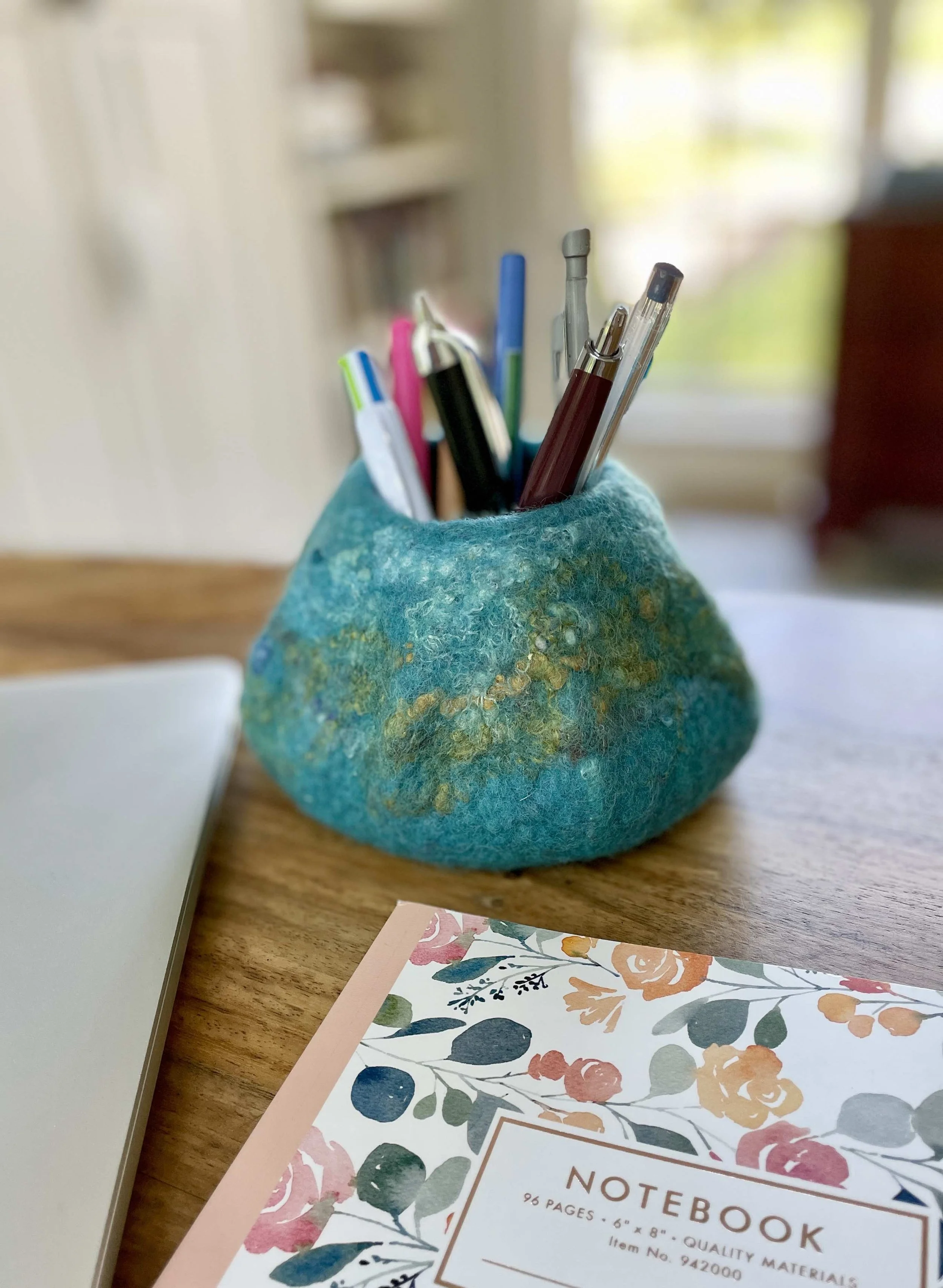 Fluted Felted Vessel