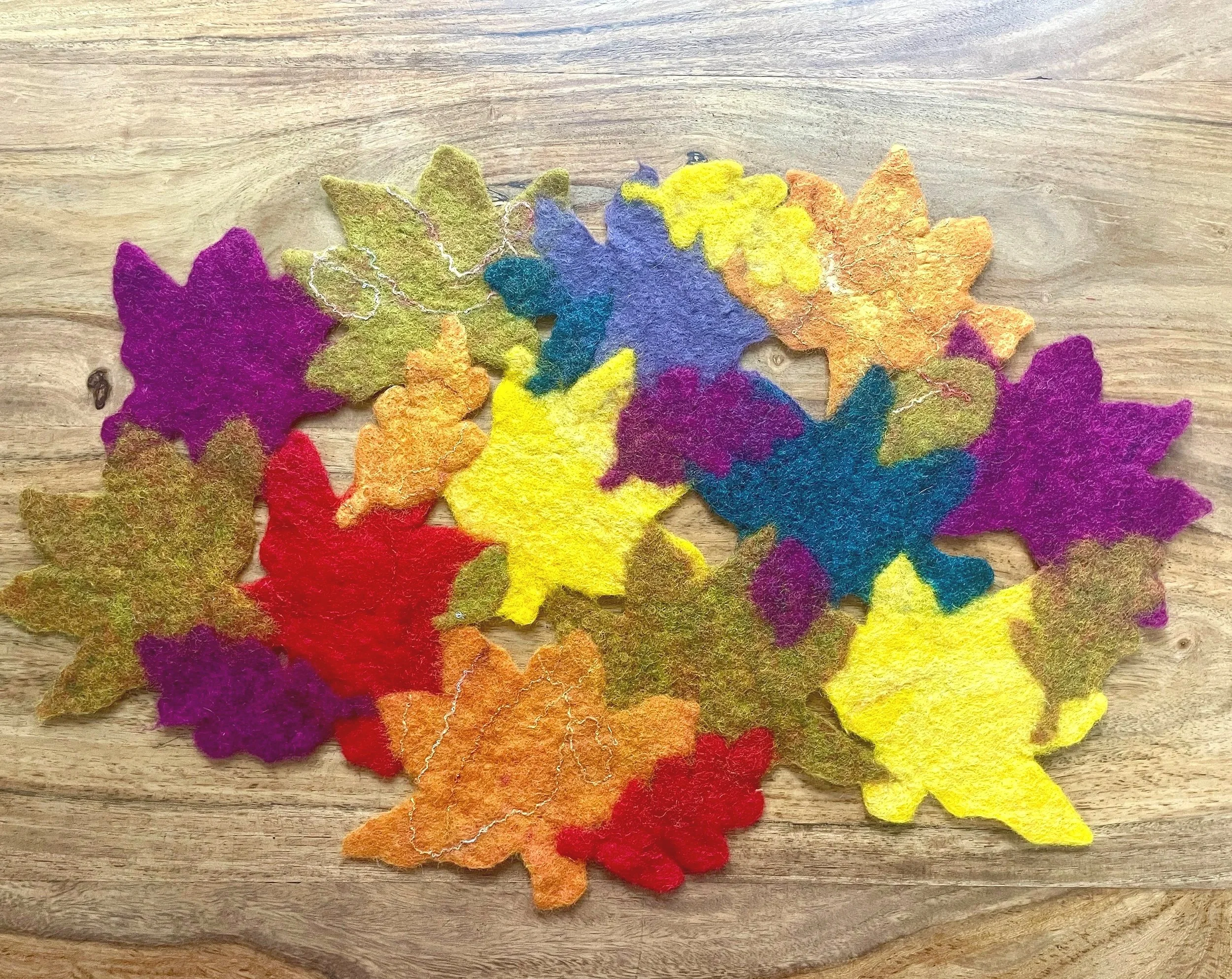 Felted Autumn Centerpiece, Winston-Salem, NC