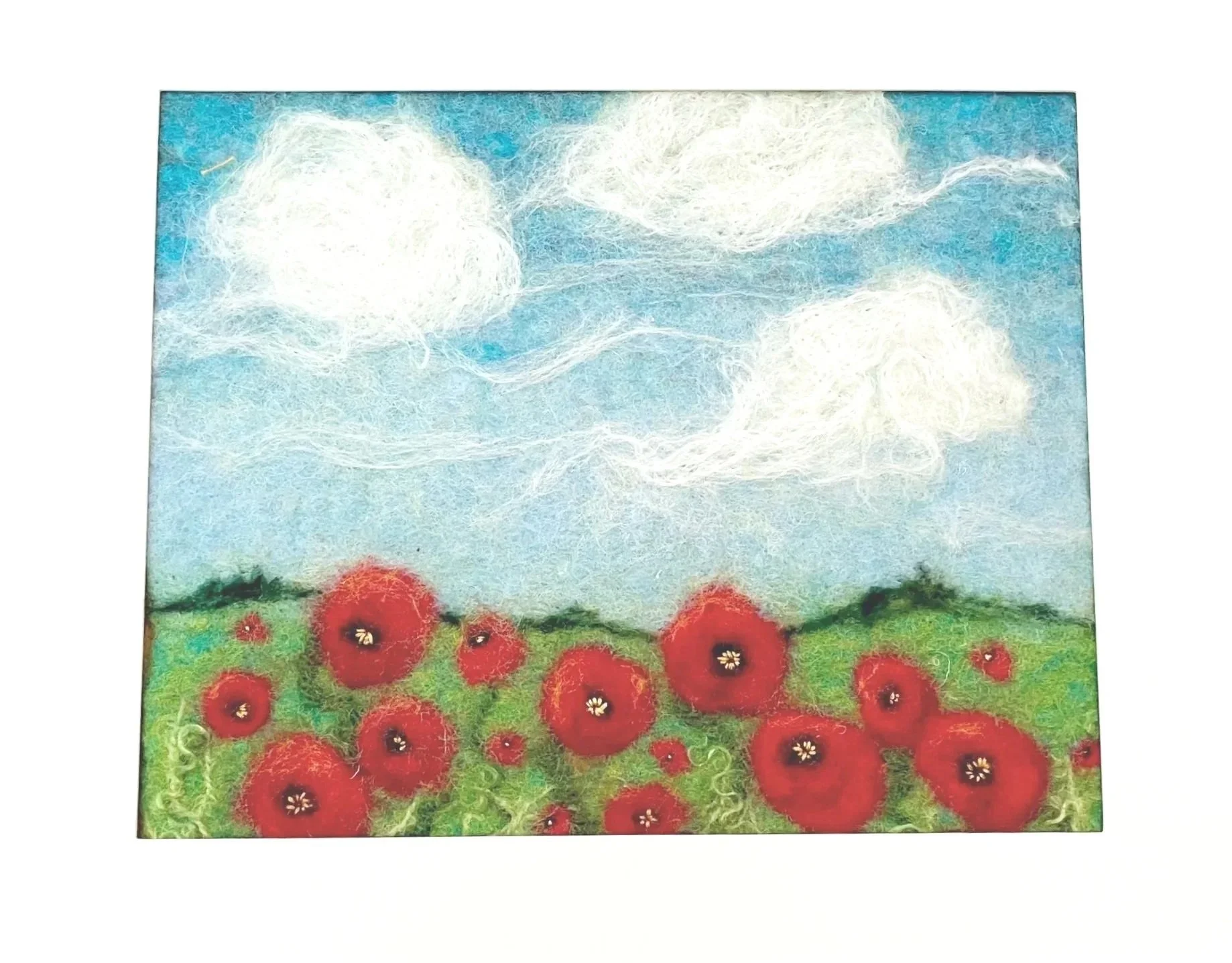 Felted Wool Landscape, Winston-Salem, NC
