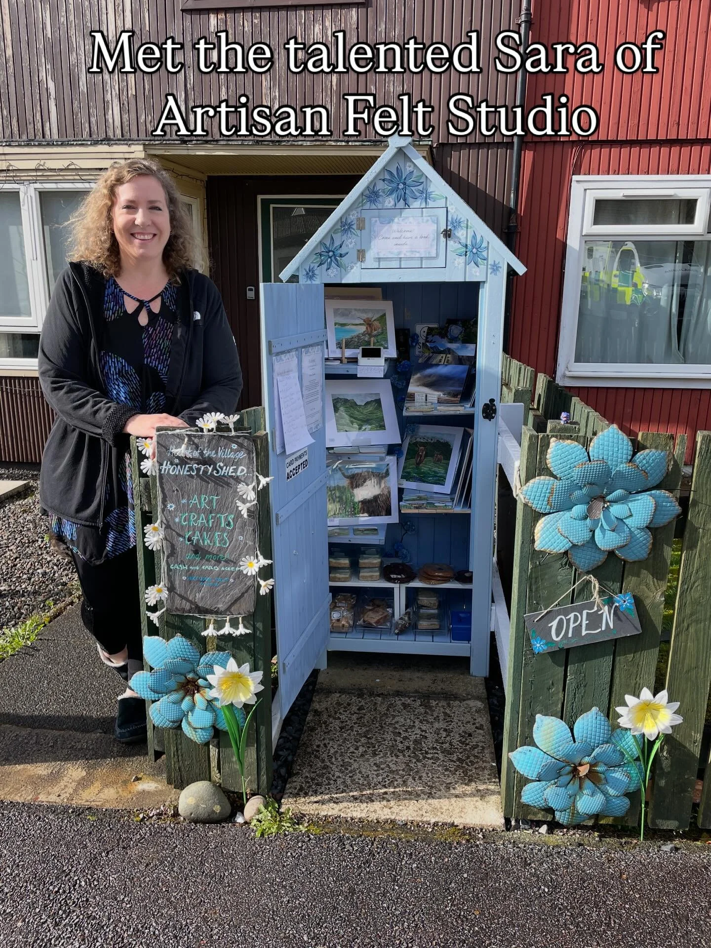 Such a pleasure to meet Sara in Glencoe, Scotland! Check out her amazing work @artisanfeltstudio 
#feltinscotland