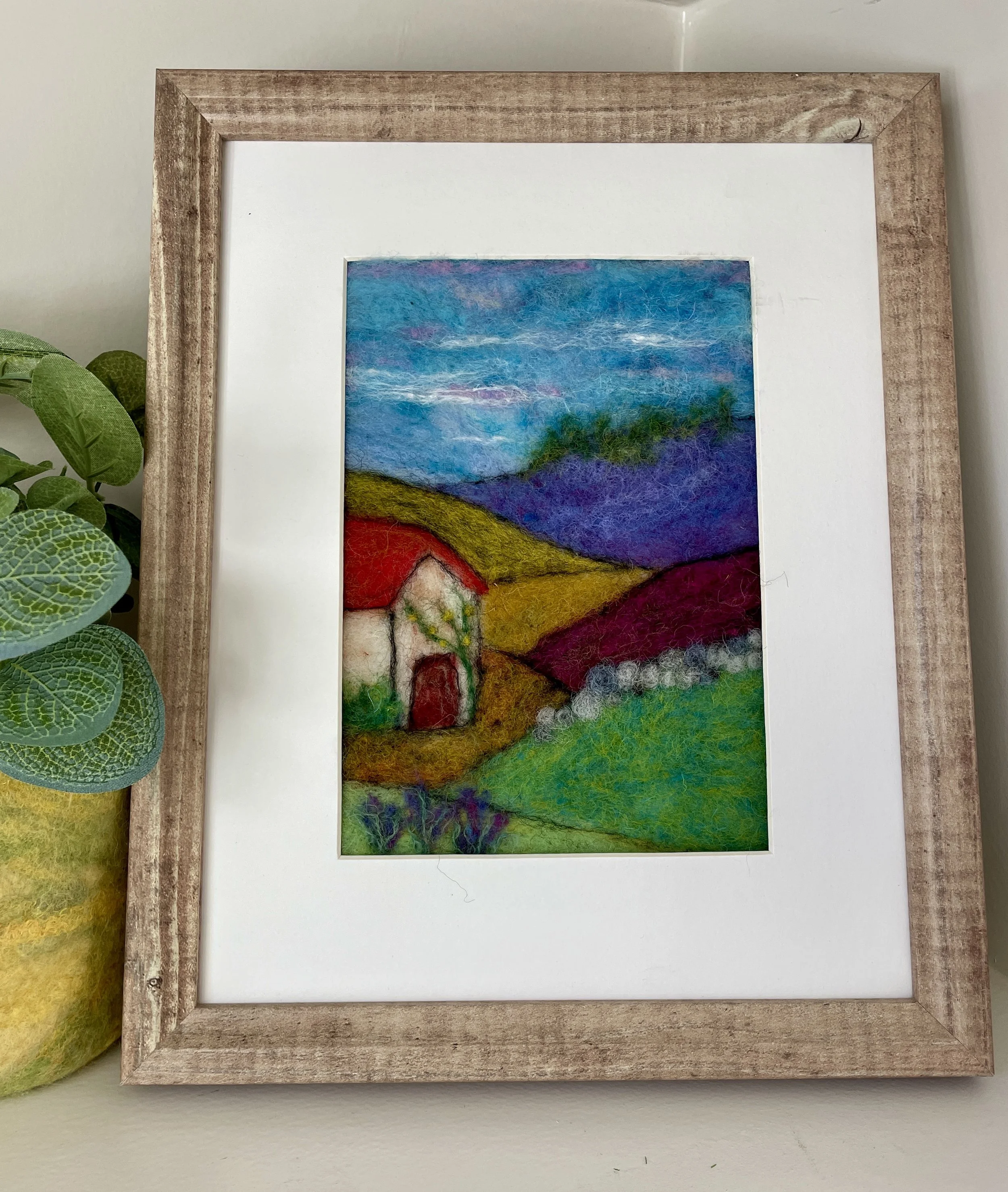 Needle Felted Landscape