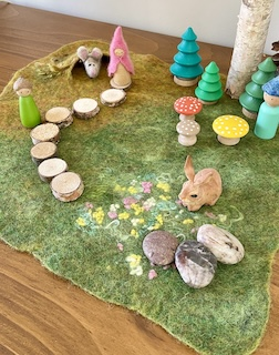 Felted Story Mat