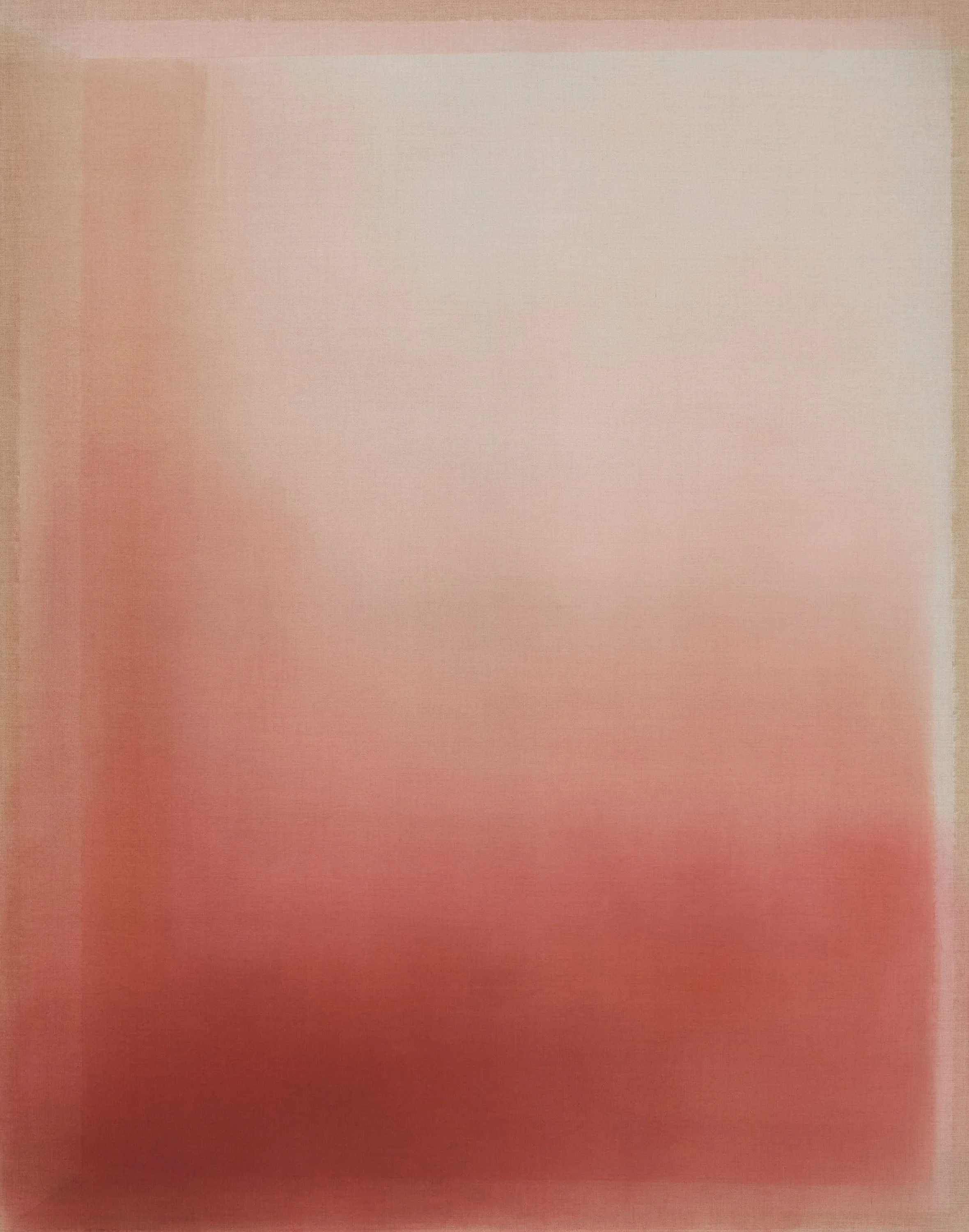 After burn // Acrylic on linen // 140 x 110 cm 