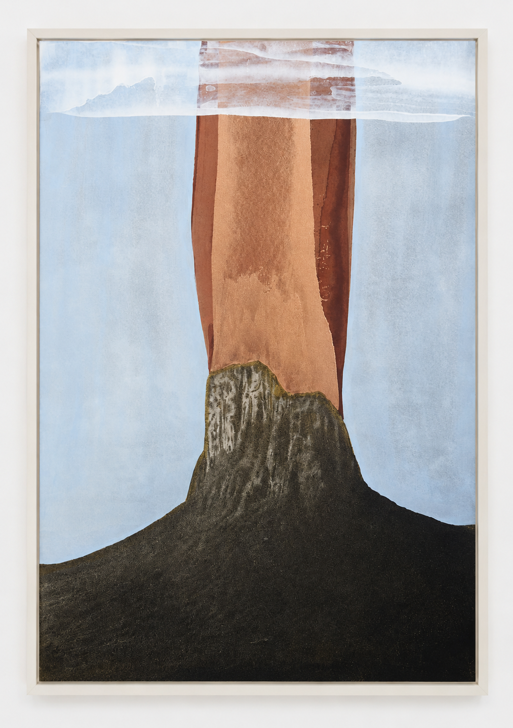 Suwon Lee // Autana, 2026 // Oil pigment stick and medium on pigmented inkjet print, mounted on forex // 60 x42 cm // Edition 3 + 1 AP 