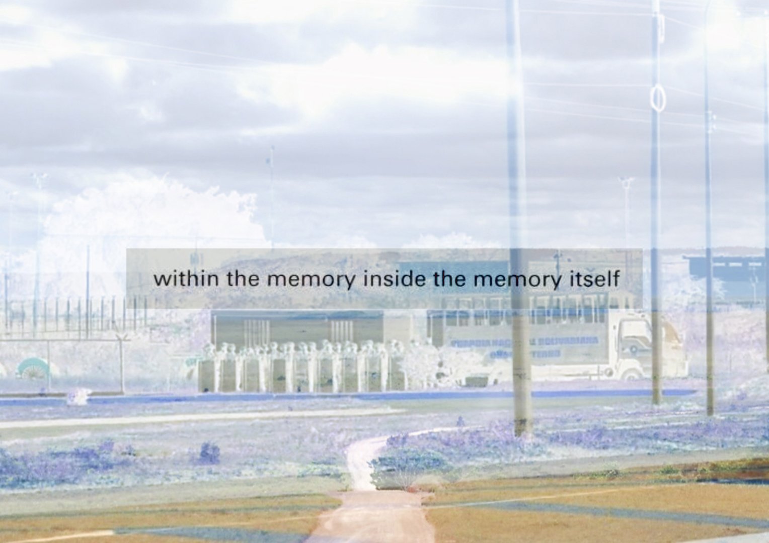 within the memory (Tocuyito), 2024  // Digital collage, inkjet printed on paper  // 29 × 21 cm    // from the "Dictée/Exilée" series of six digital collages.