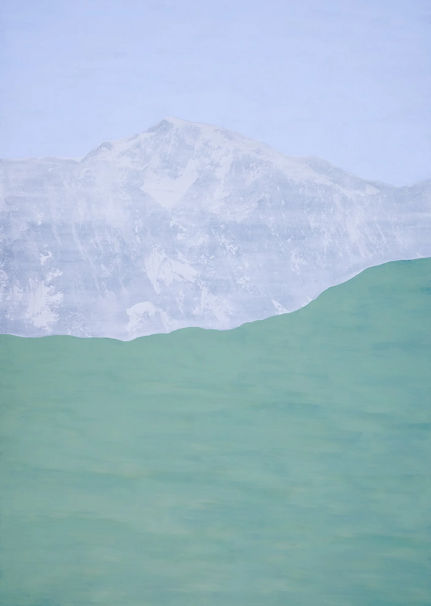 Sierra Nevada de Santa Marta, 2025 // Oil pigment stick and medium on pigmented inkjet print mounted on Dibond // 154 × 110 cm.