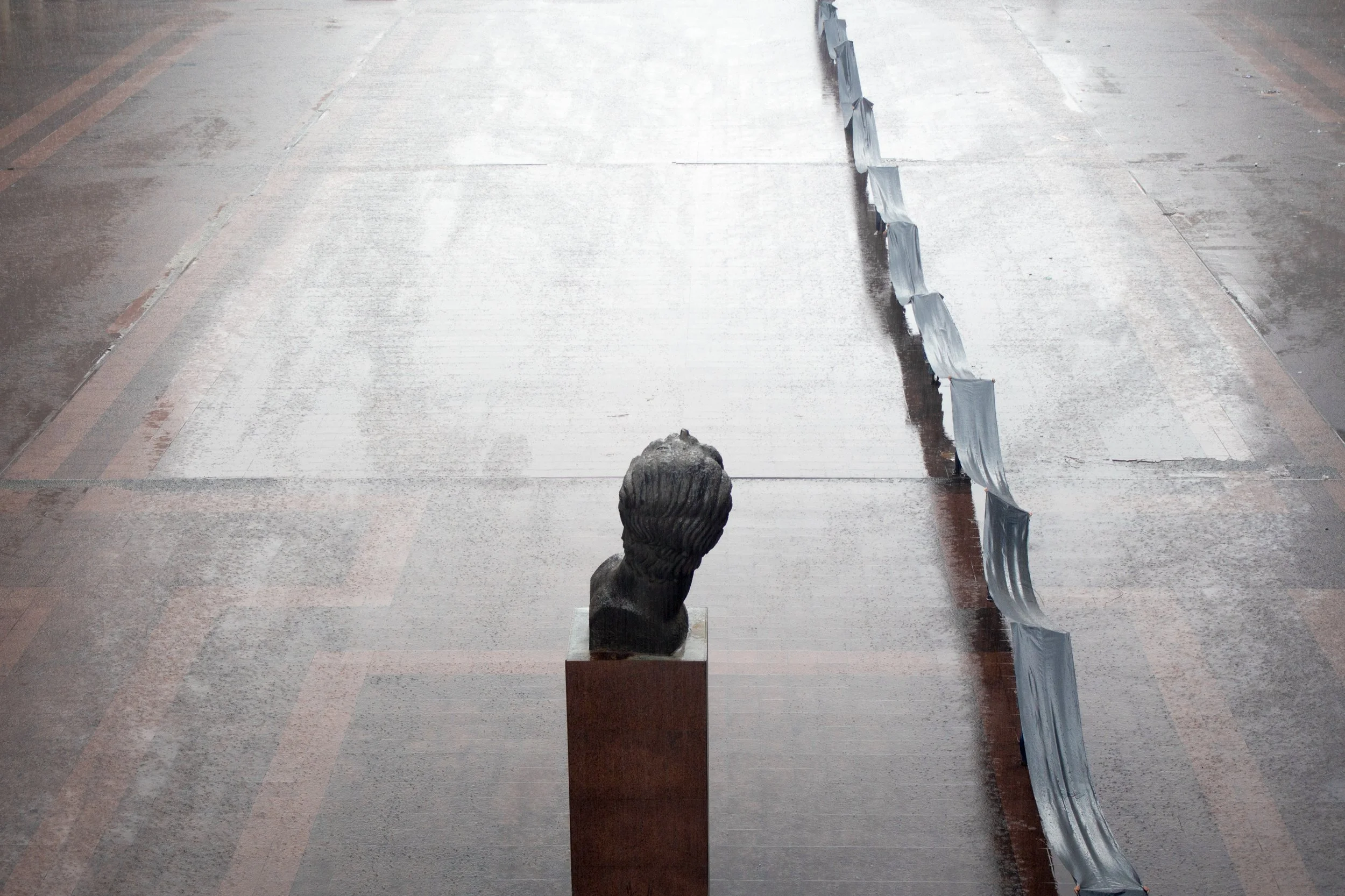 Área, Intervención participativa, Caracas, Venezuela, 2014 // Fotografía, impresión digital // 110 x 165 cm 