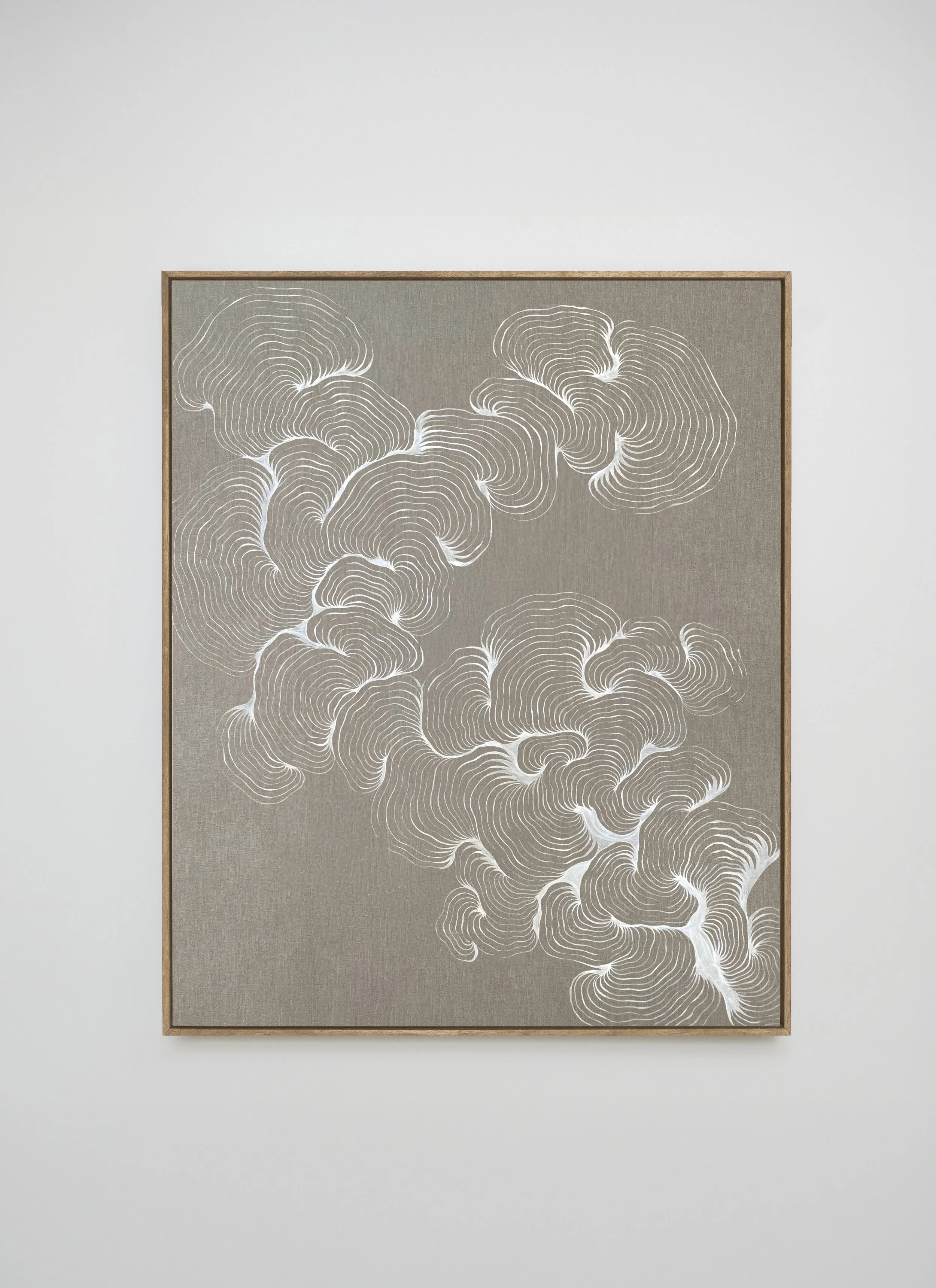 Untitled, 2026 // Indian Ink on Linen // 160 x 130 cm.