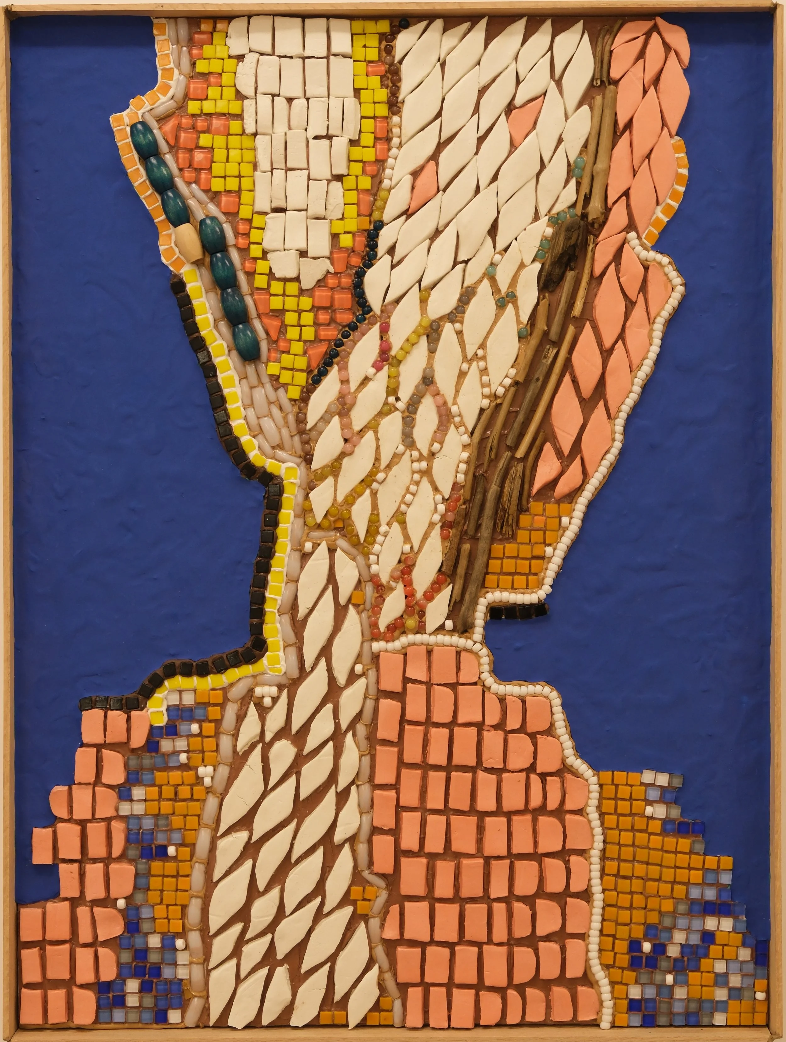 Theresa Weber, Portrait Blue, 2025.