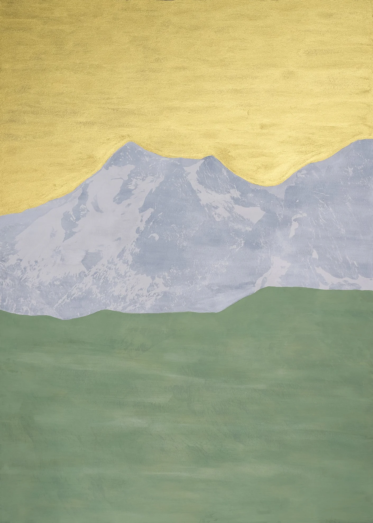 Pico Bolívar I // Oil pigment stick and medium on pigmented inkjet print mounted on Dibond // 154 × 110 cm