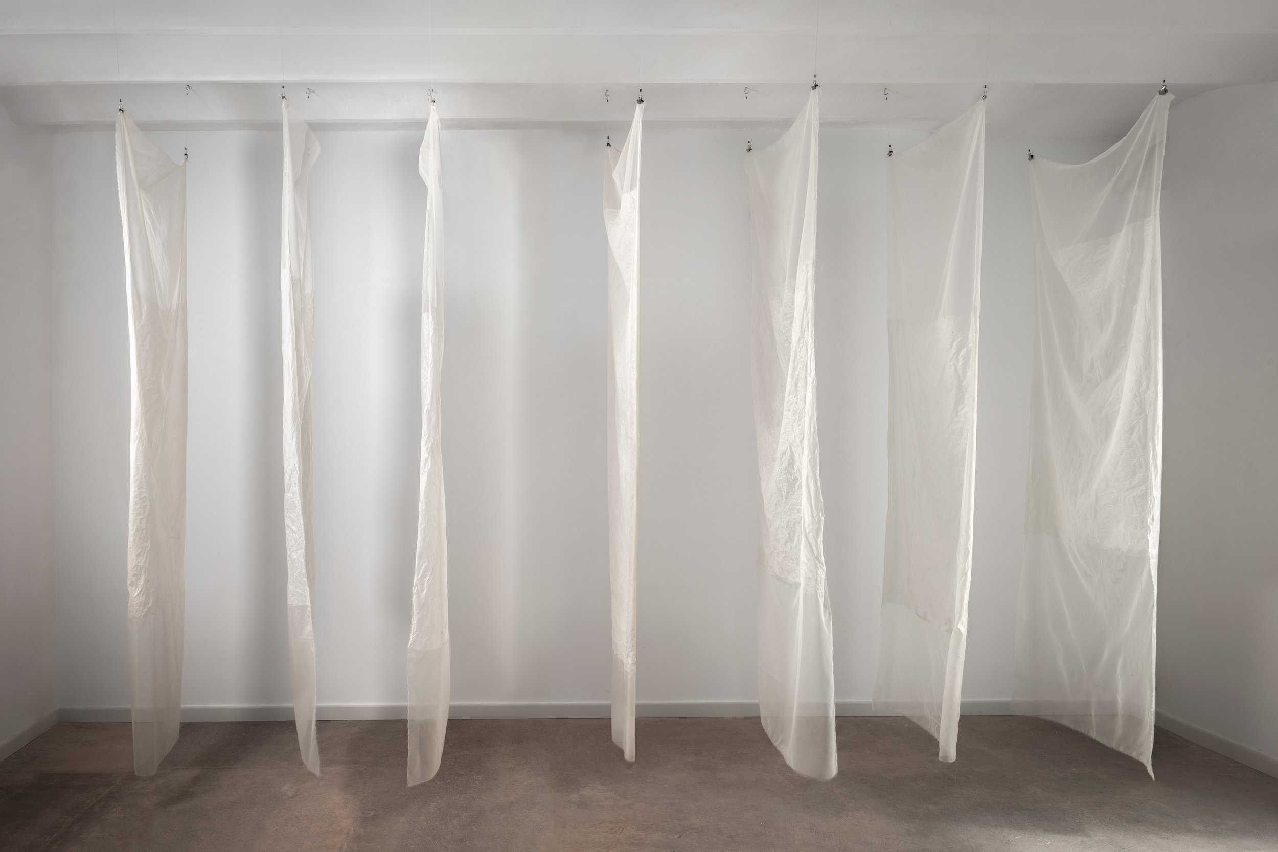 Impressions of "Pinturas de Castas Almidonoides" a 7 pannels sculpture part of the "Unseen Bodies" exhibition at our gallery.