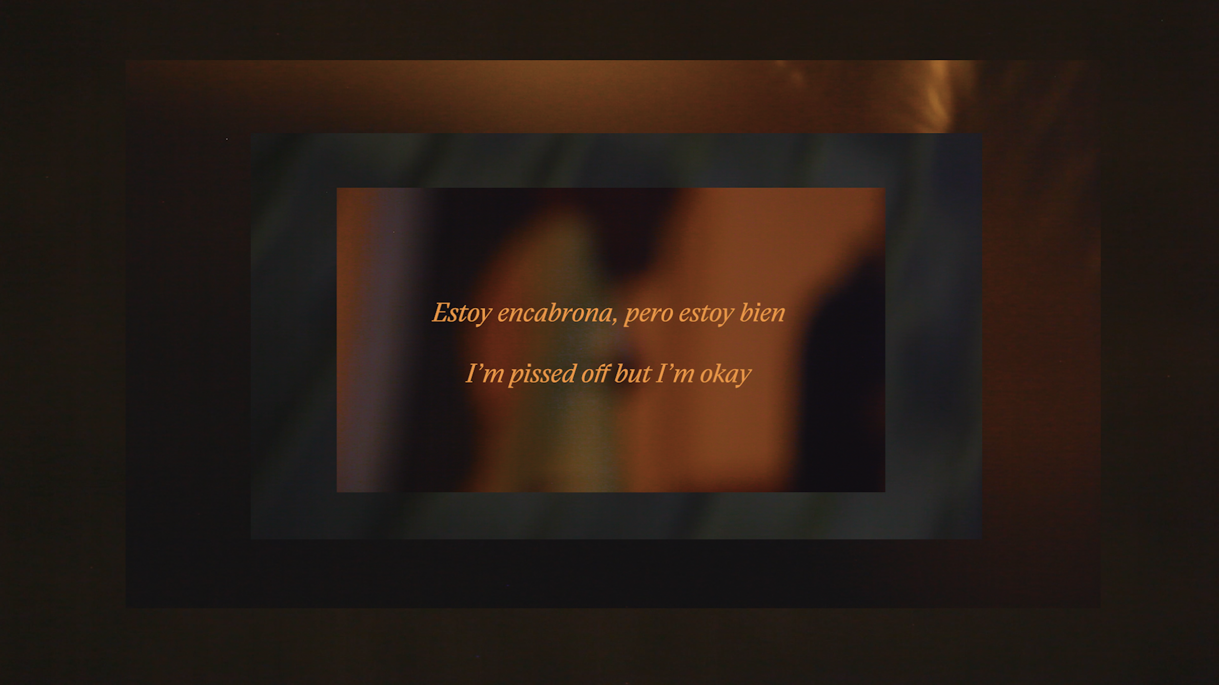 Grief becomes, Video still, 2026. 