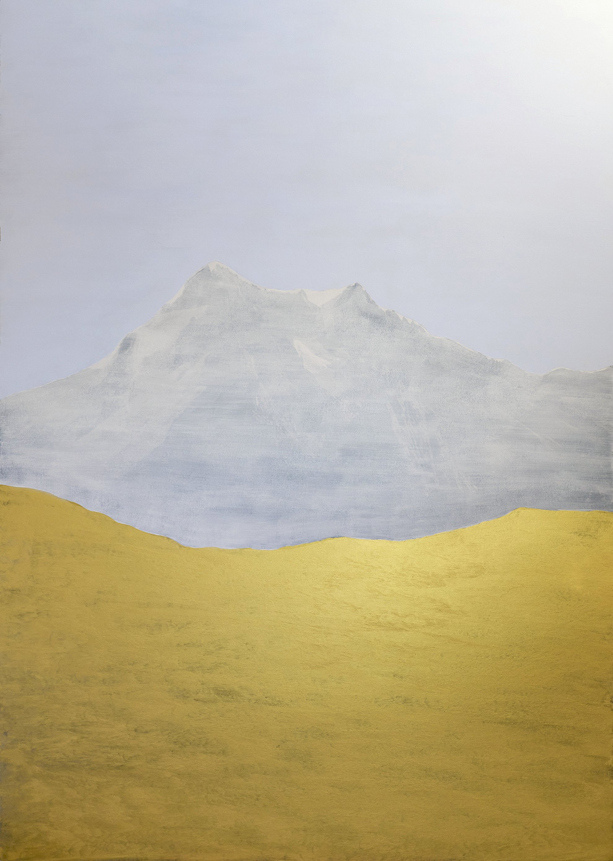 Pico Bolívar II // Oil pigment stick and medium on pigmented inkjet print mounted on Dibond // 154 × 110 cm