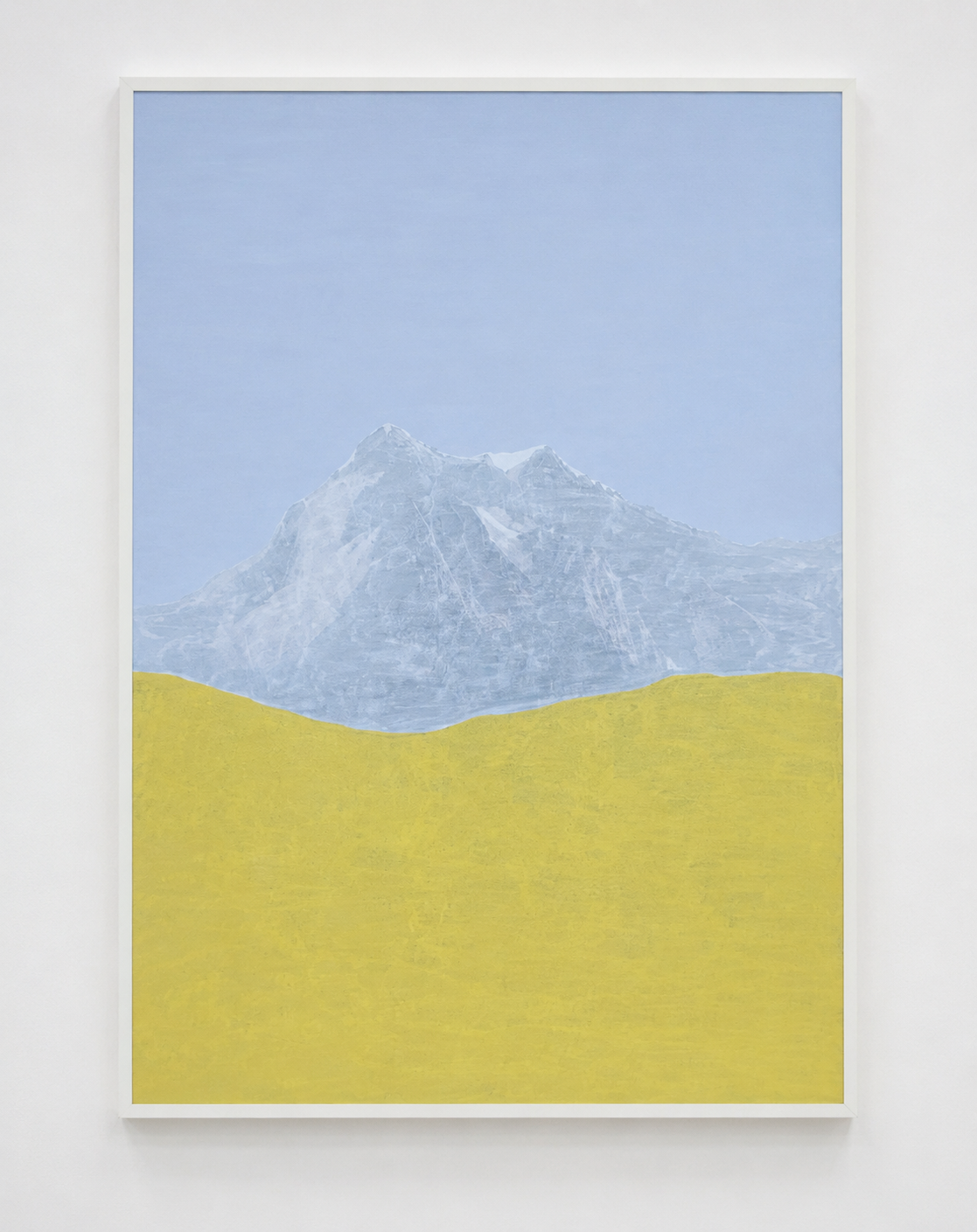 Suwon Lee // Pico Bolívar II, 2026 // Oil pigment stick and medium on pigmented inkjet print, mounted on forex // 60 x42 cm // Edition 3 + 1 AP 
