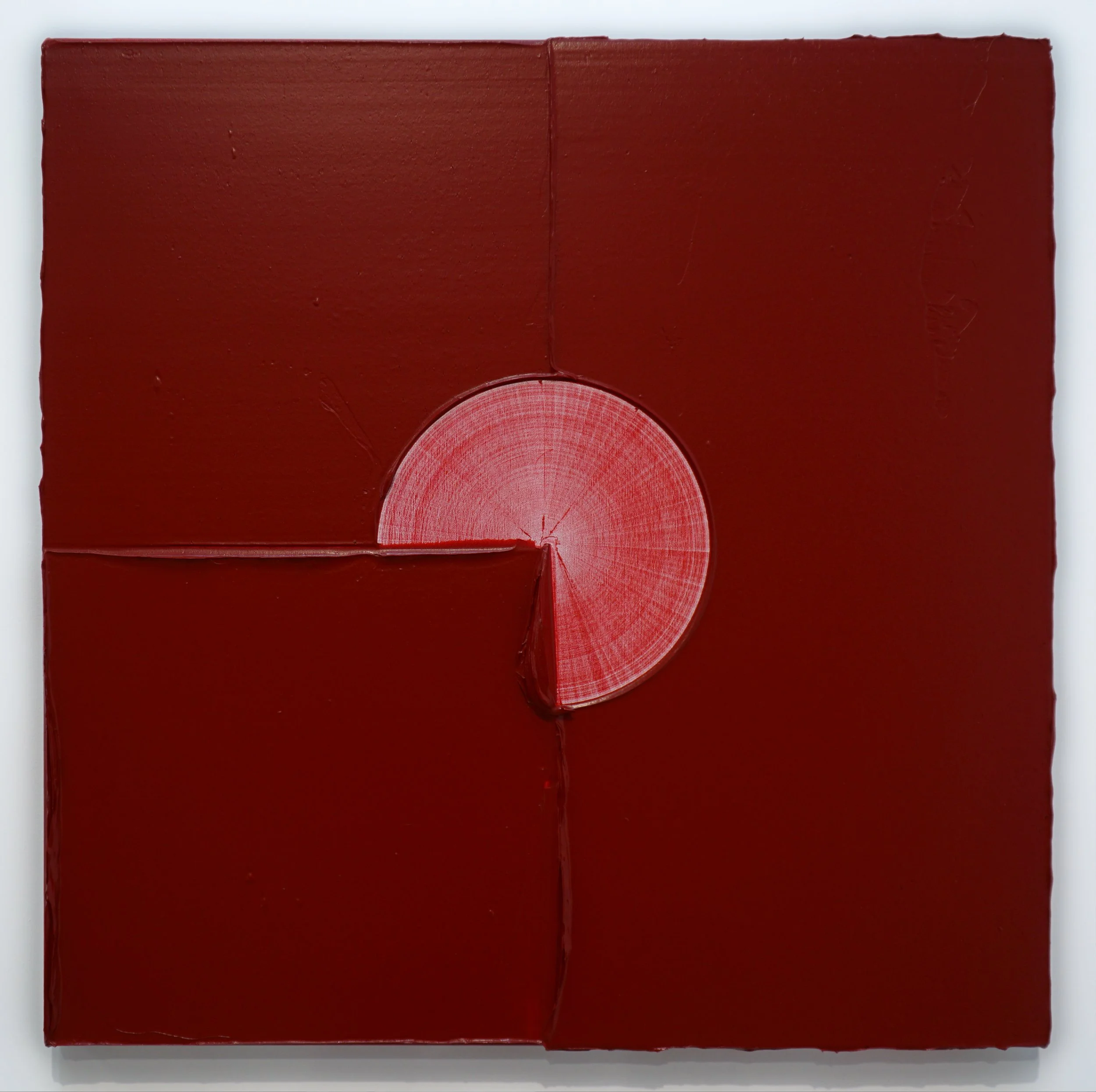 SALIDA DE LA SOMBRA, 2026// Acrylic on canvas// 70 x 70 cm