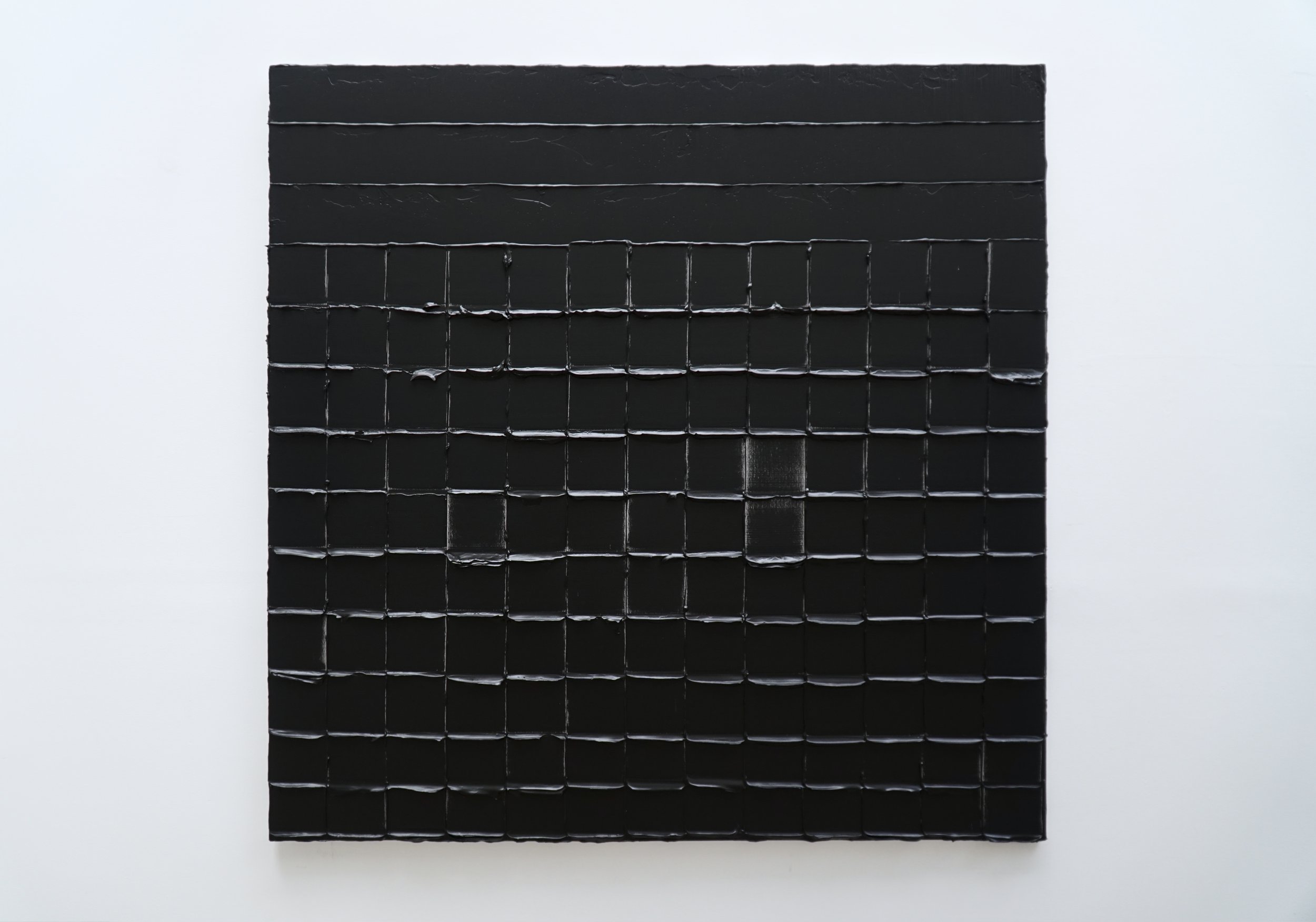Piel de ciudad, 2025 // Acrylic on canvas // 200 × 200 cm