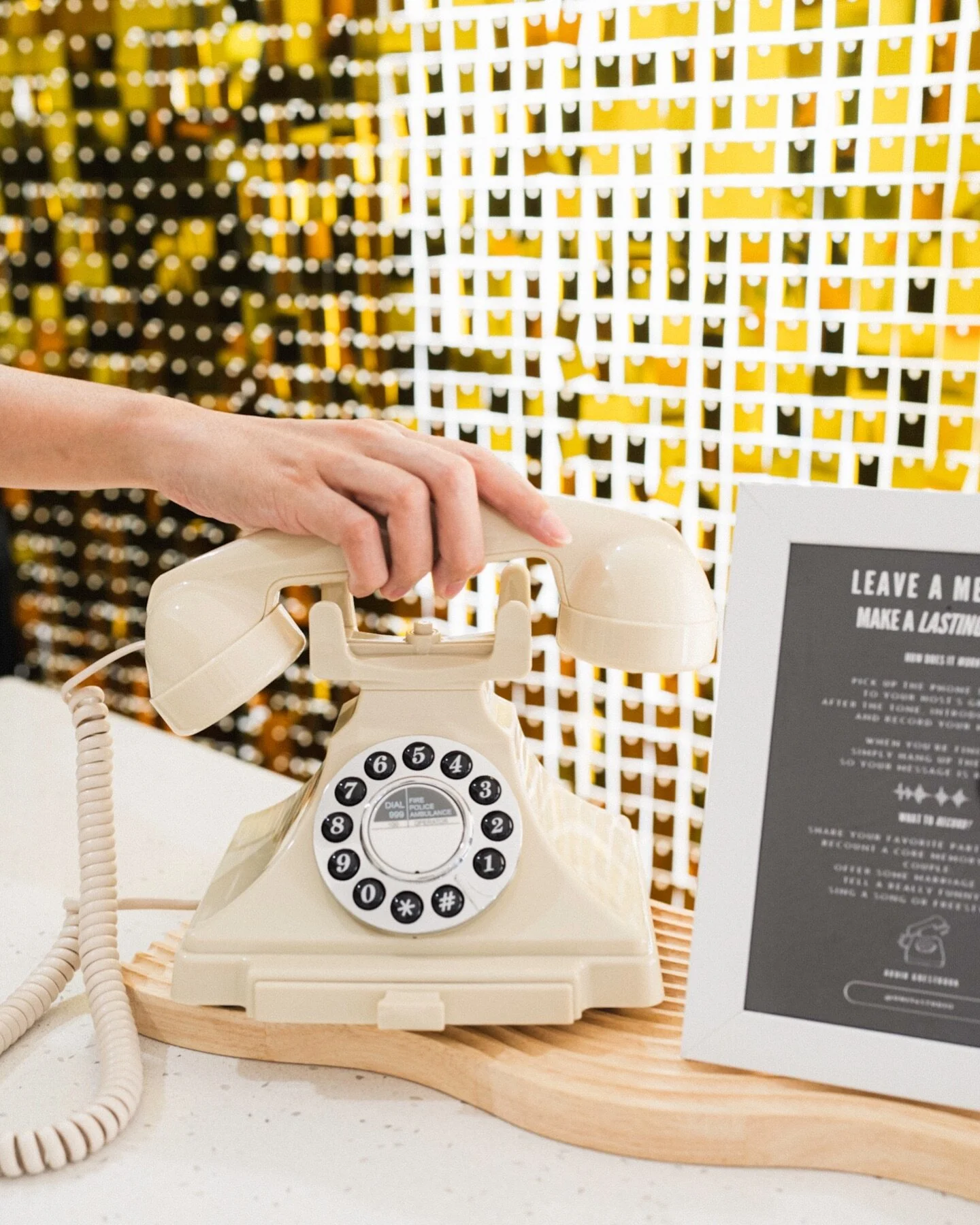 This is your sign to add an audio guestbook to your wedding! Thank us later! ✨

Why? 

This unique guestbook idea is a great way to preserve the emotions and sentiments of loved ones on your special day. It can also serve as a fun activity for guests