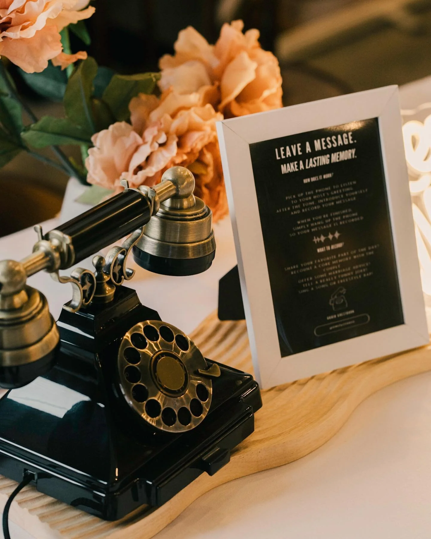 Spice up your wedding guest book experience by ditching the traditional written one that often goes untouched, and opt for an audio guest book to capture heartfelt messages on your special day! 

Just imagine all the fun and touching messages you&rsq