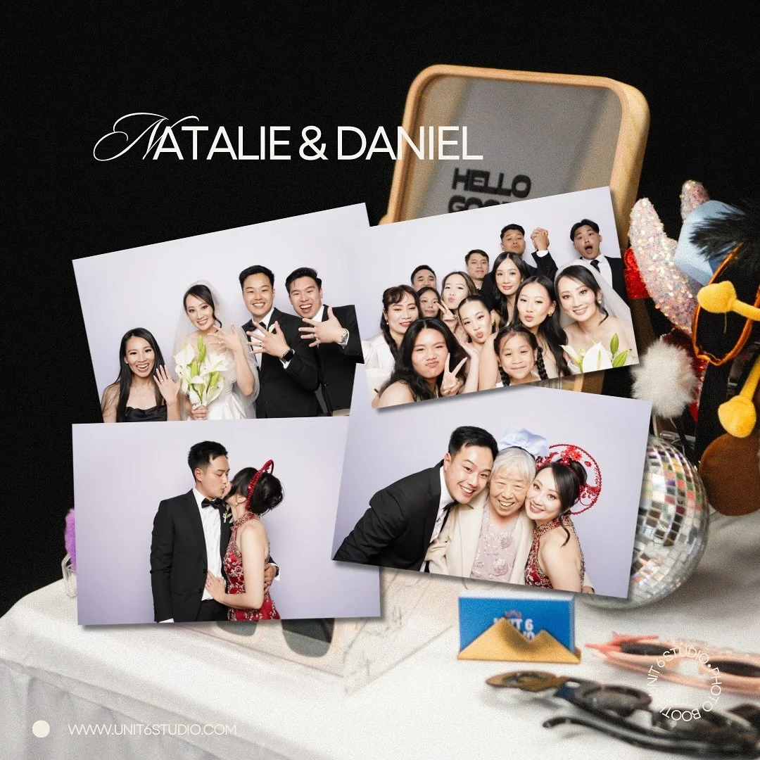 Love is in the air &mdash; and in the photobooth! Cherish the quirkiness, smoochies, and picture-perfect moments 📸🪩

Photo Booth Package: Classic Booth &bull; Photostrip Prints
2 Location Setup: Ceremony Foyer &amp; Reception Area

So many firsts w