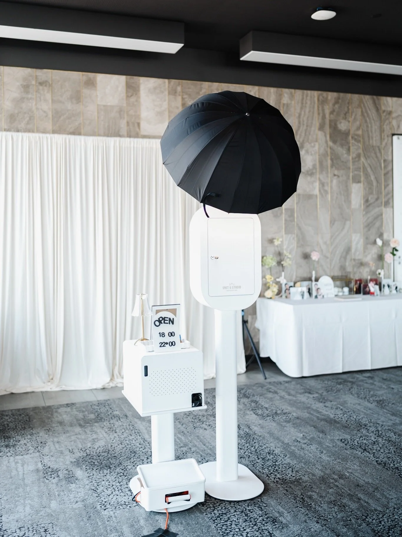 First event of the year celebrating S &amp; H 💖

In photo: Classic all white photo booth with cream drapery backdrop setup

Book the booth here!
www.unit6studio.com

🏷️ photobooth , photobooth rental in perth , photobooth hire perth , perth event h